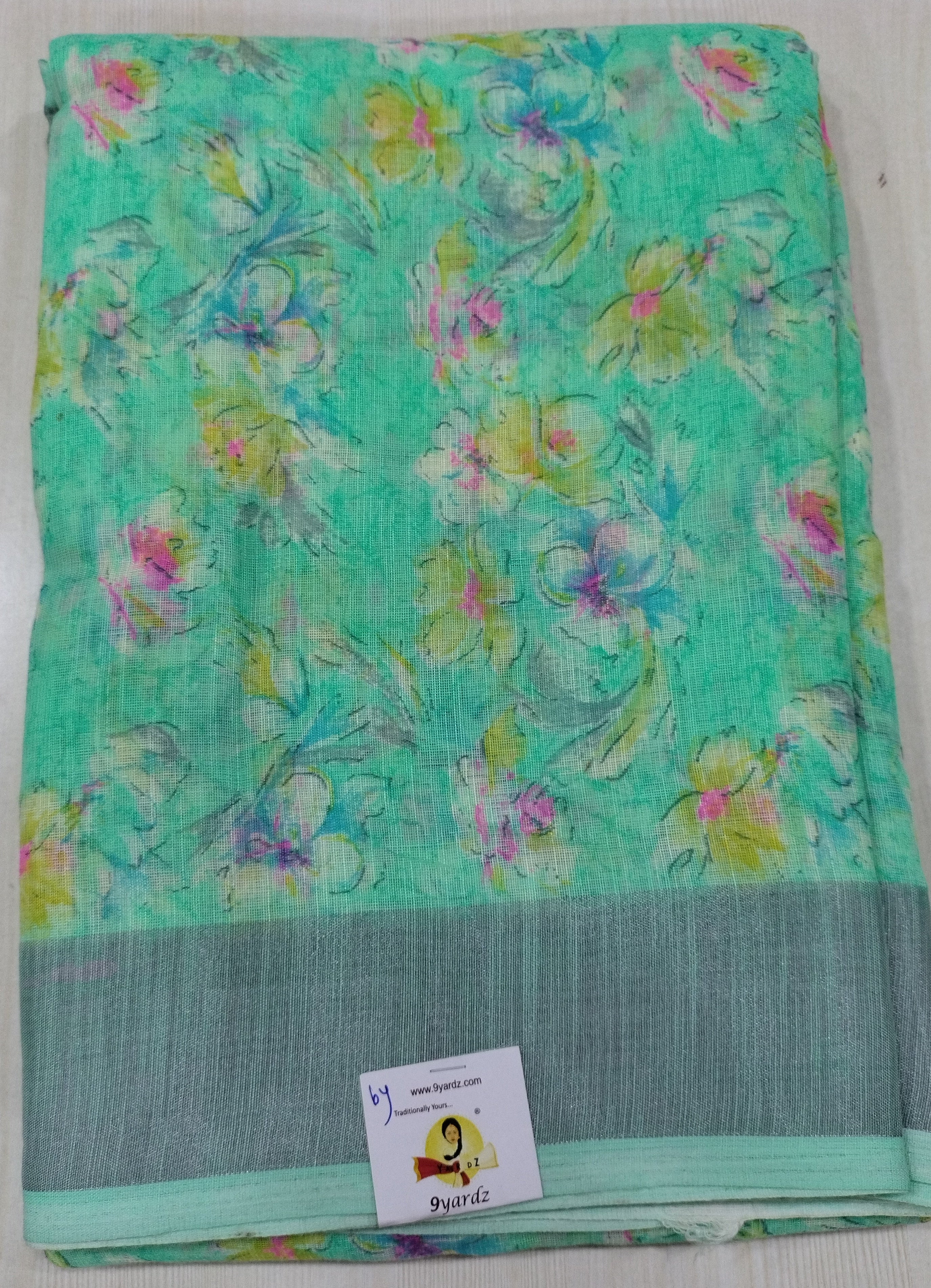 Art silk 6yardz sarees