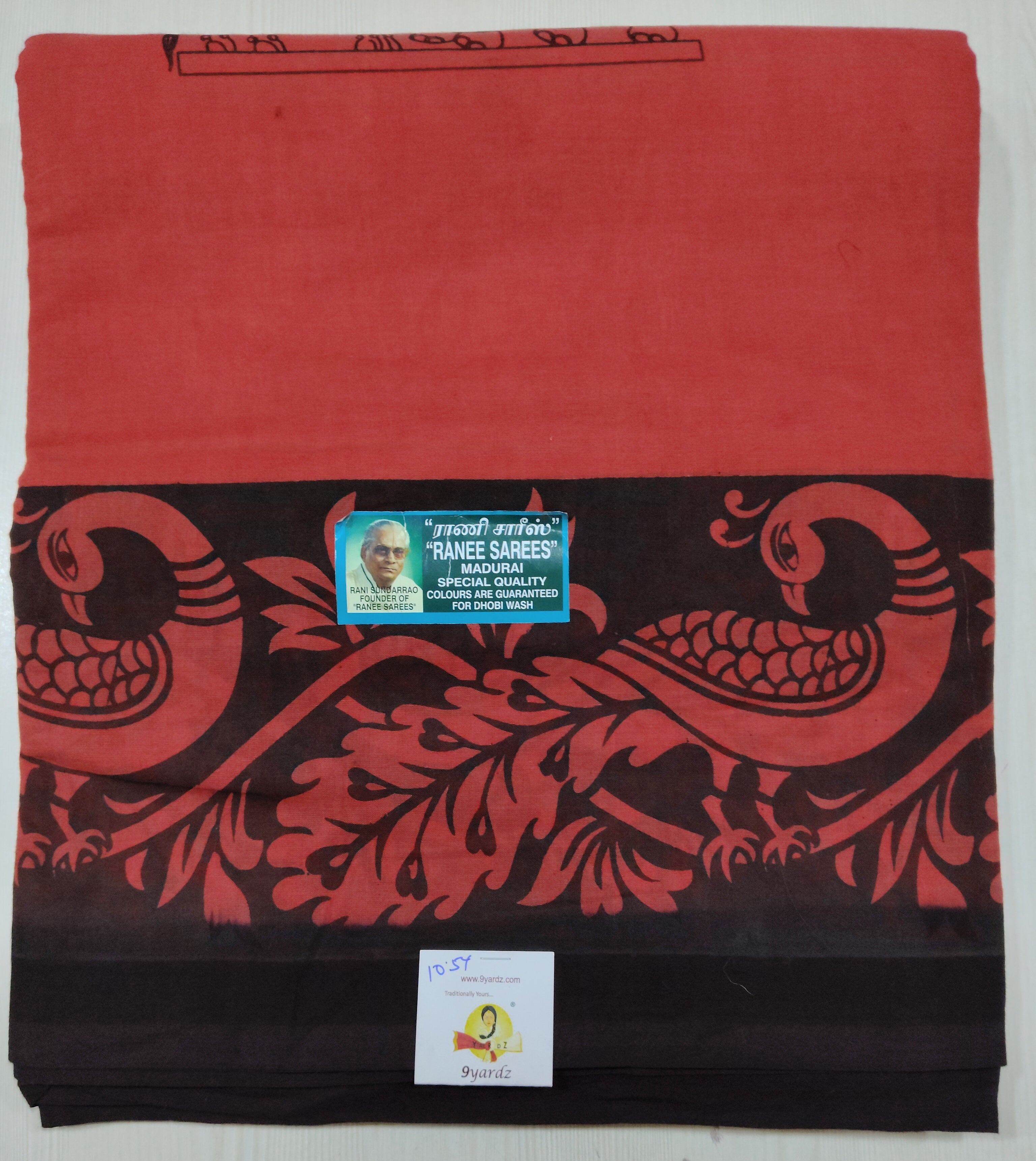 Ranee voyal saree 10.5yardz(9.5mtrs)