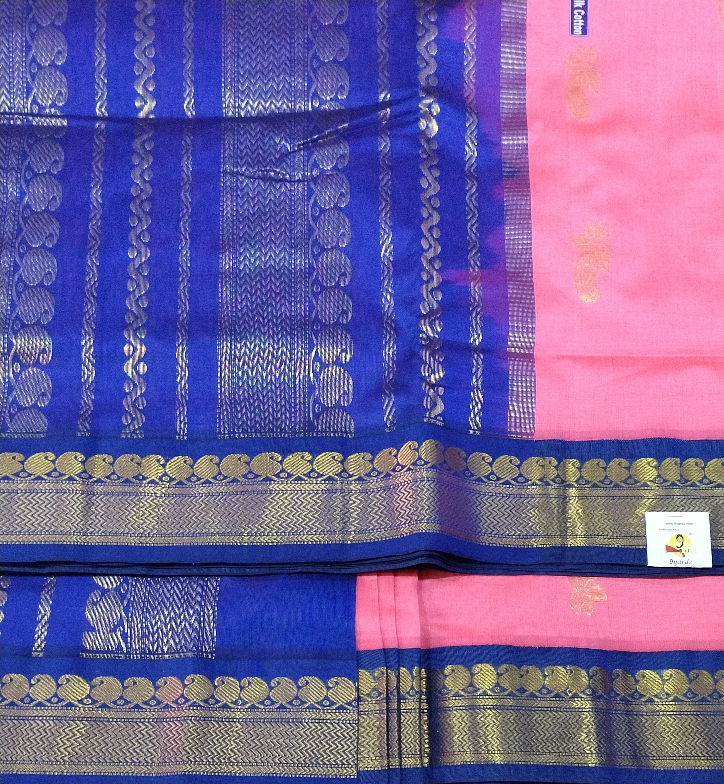 Semi Silk cotton Korvai Madisar