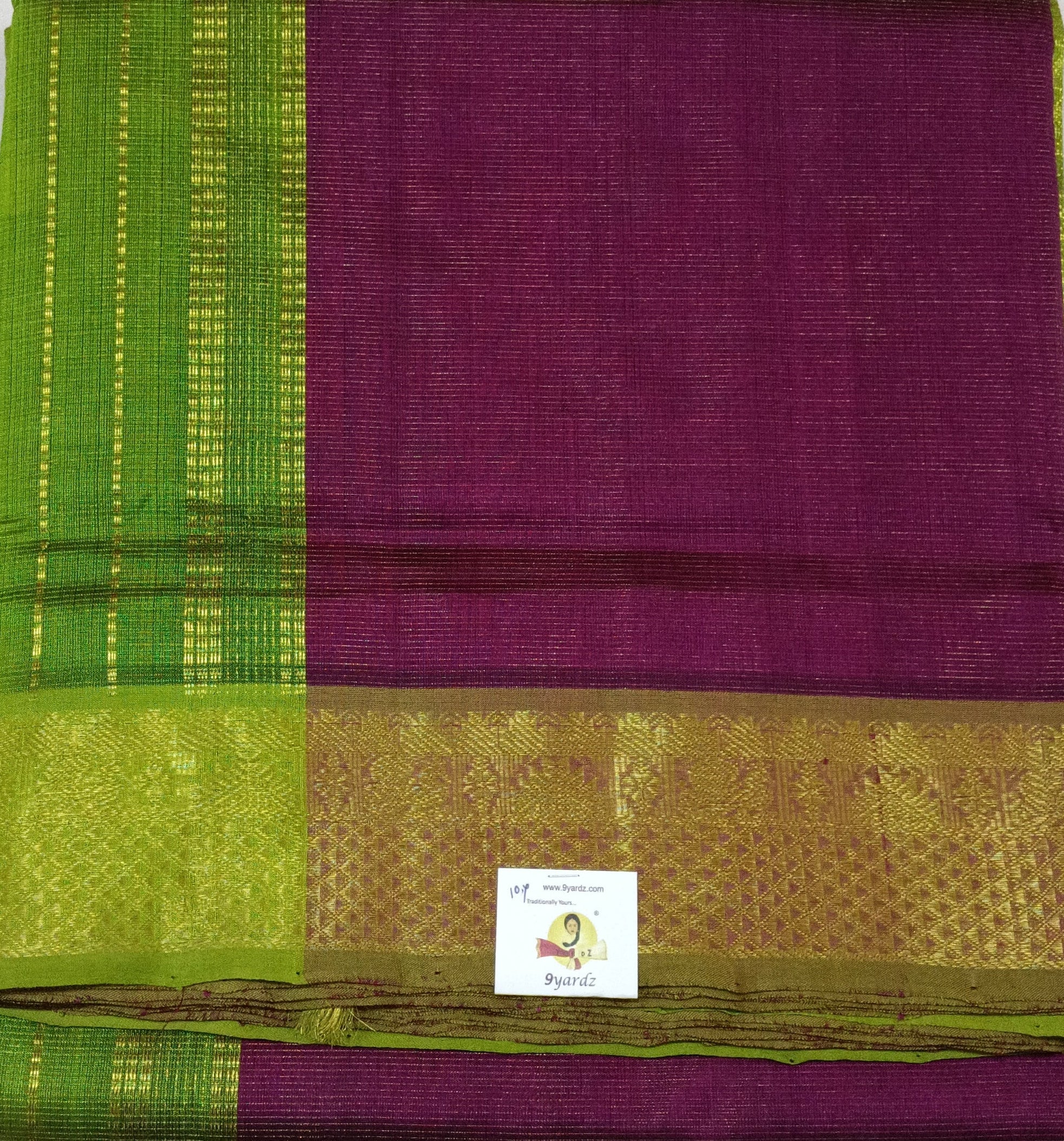 Pure silk cotton 10yards vairavoosi madisar