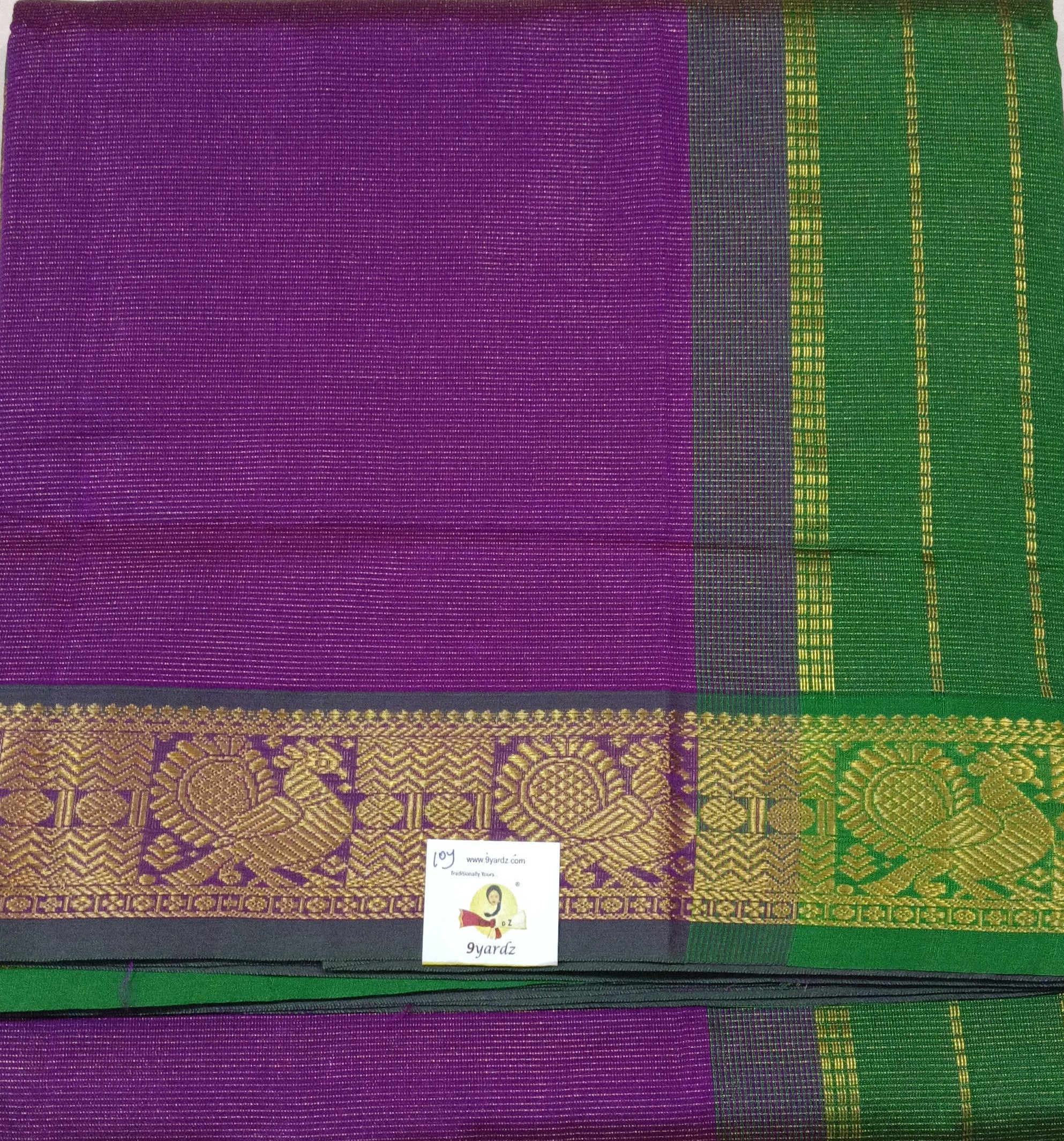 Semi Silk cotton vairavoosi Madisar 10yards