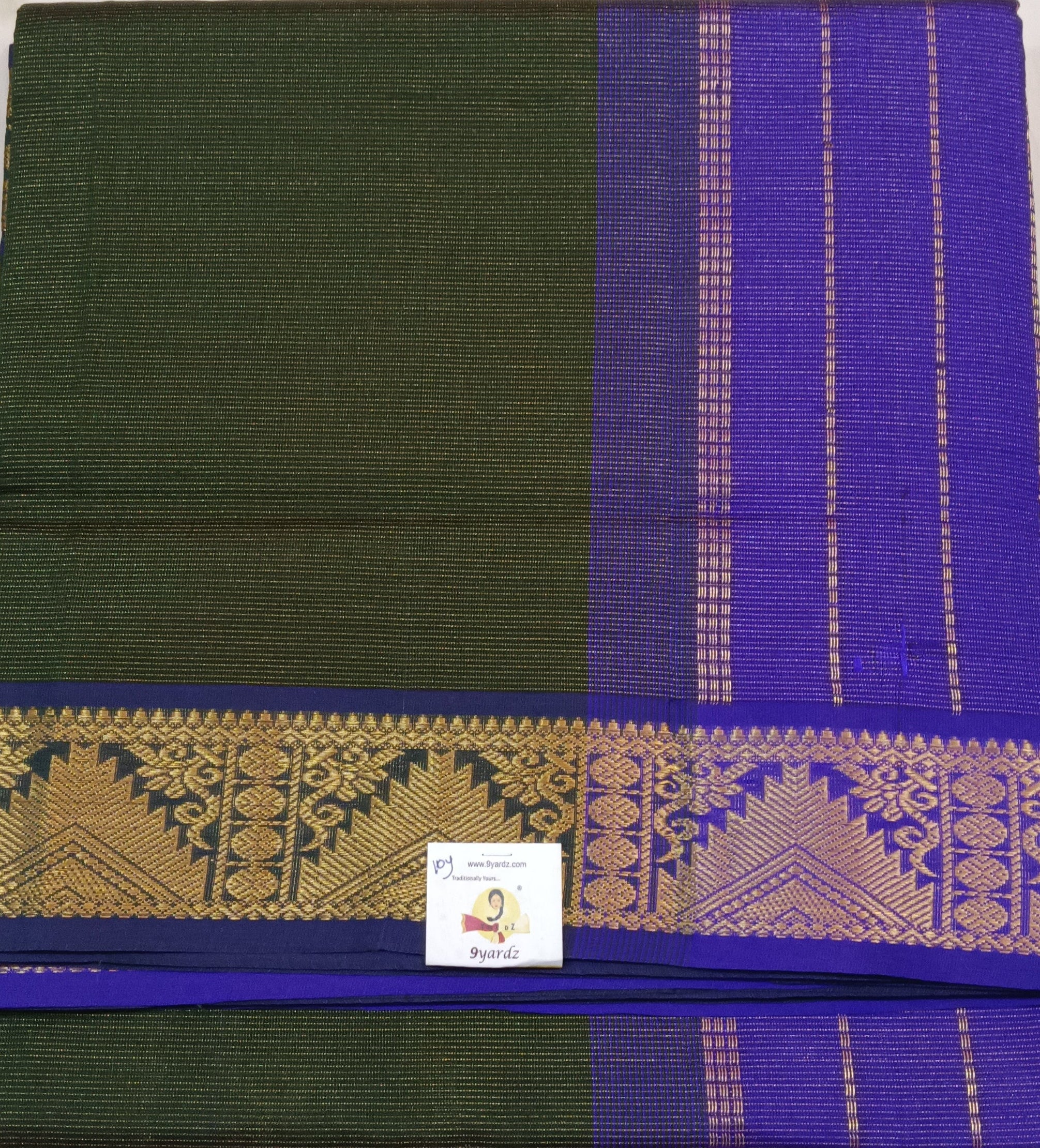 Semi Silk cotton vairavoosi Madisar 10yards