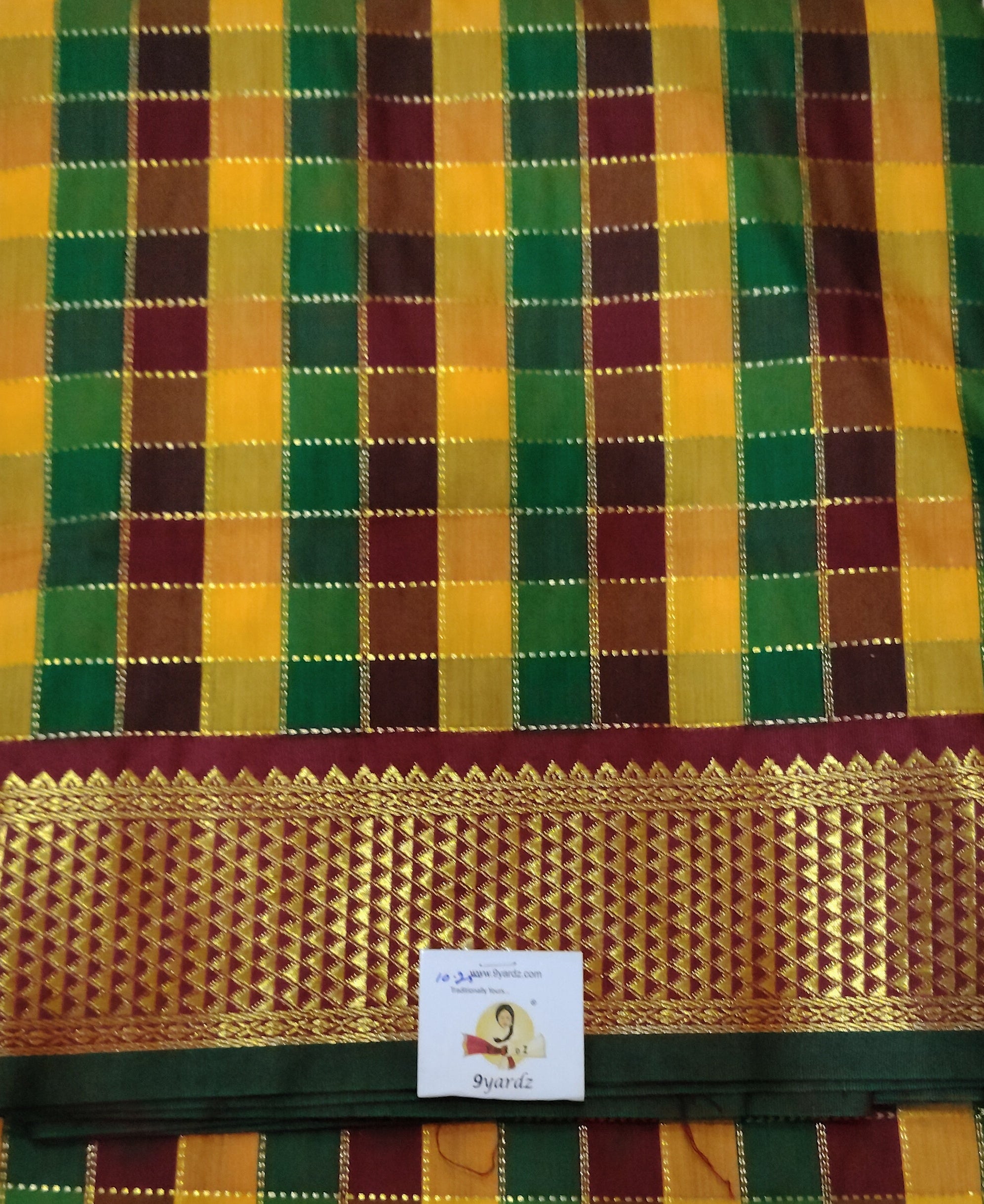 Akshaya cotton 10.25 yards madisar