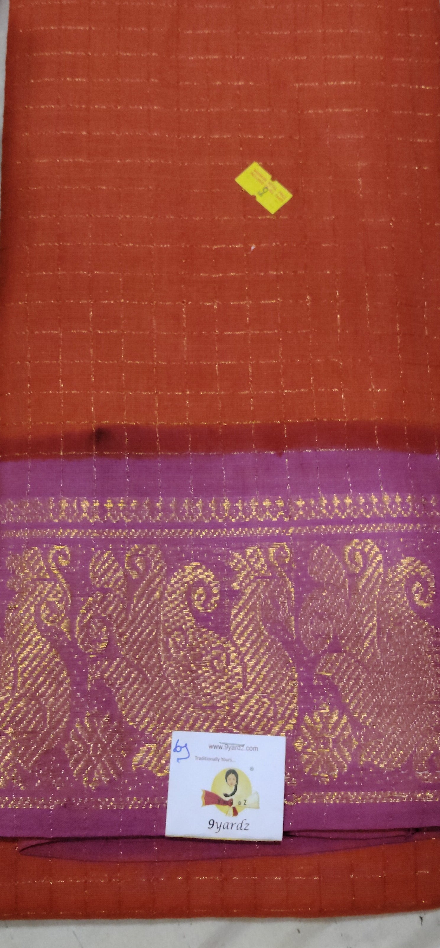 Ranee Cotton zari kattam 6yard