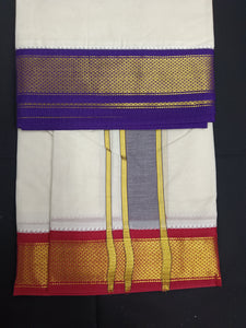 Pure cotton Muhurtham 11kann dhoti 9*5