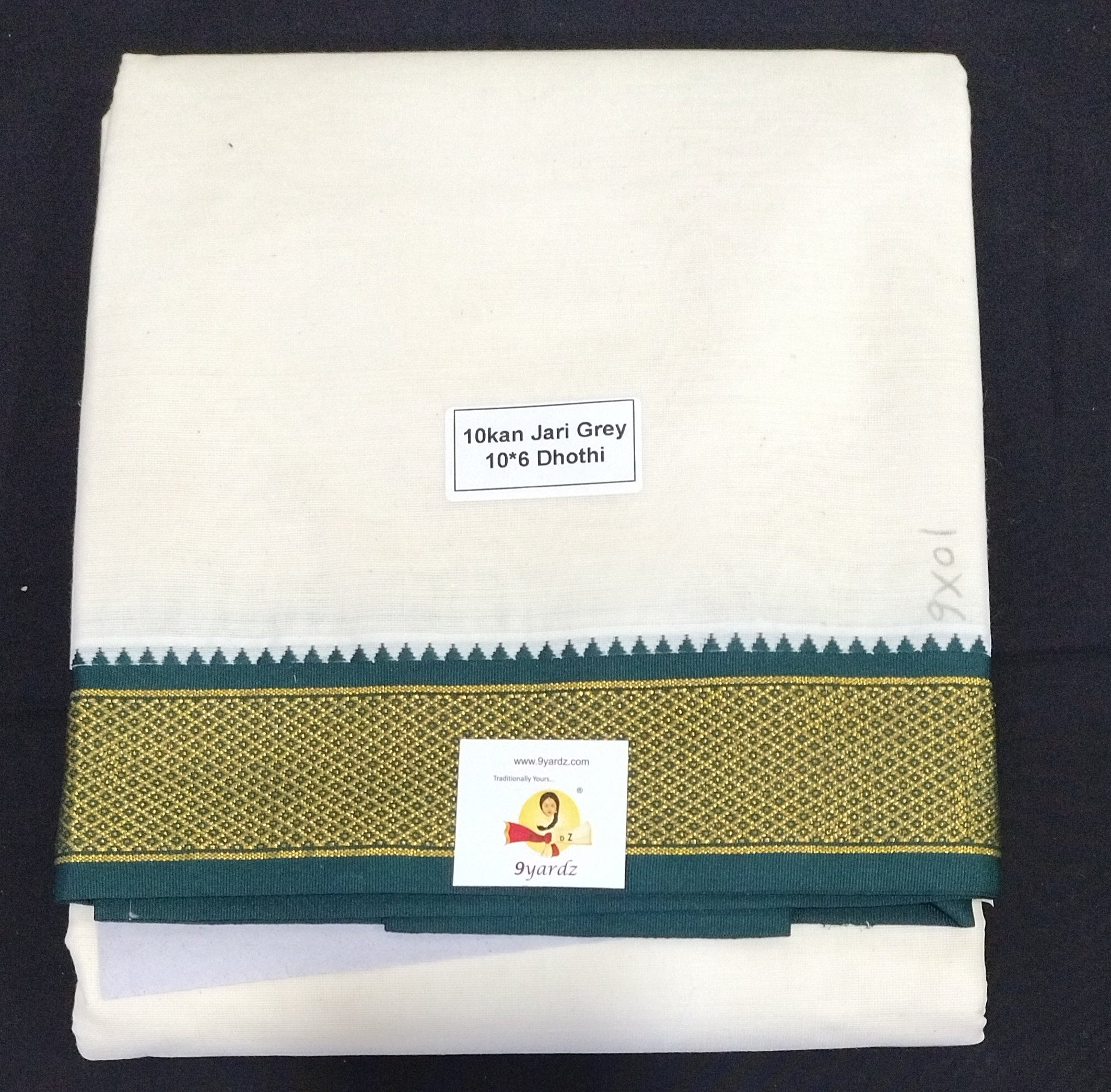 Cotton Unbleached dhoti 10*6