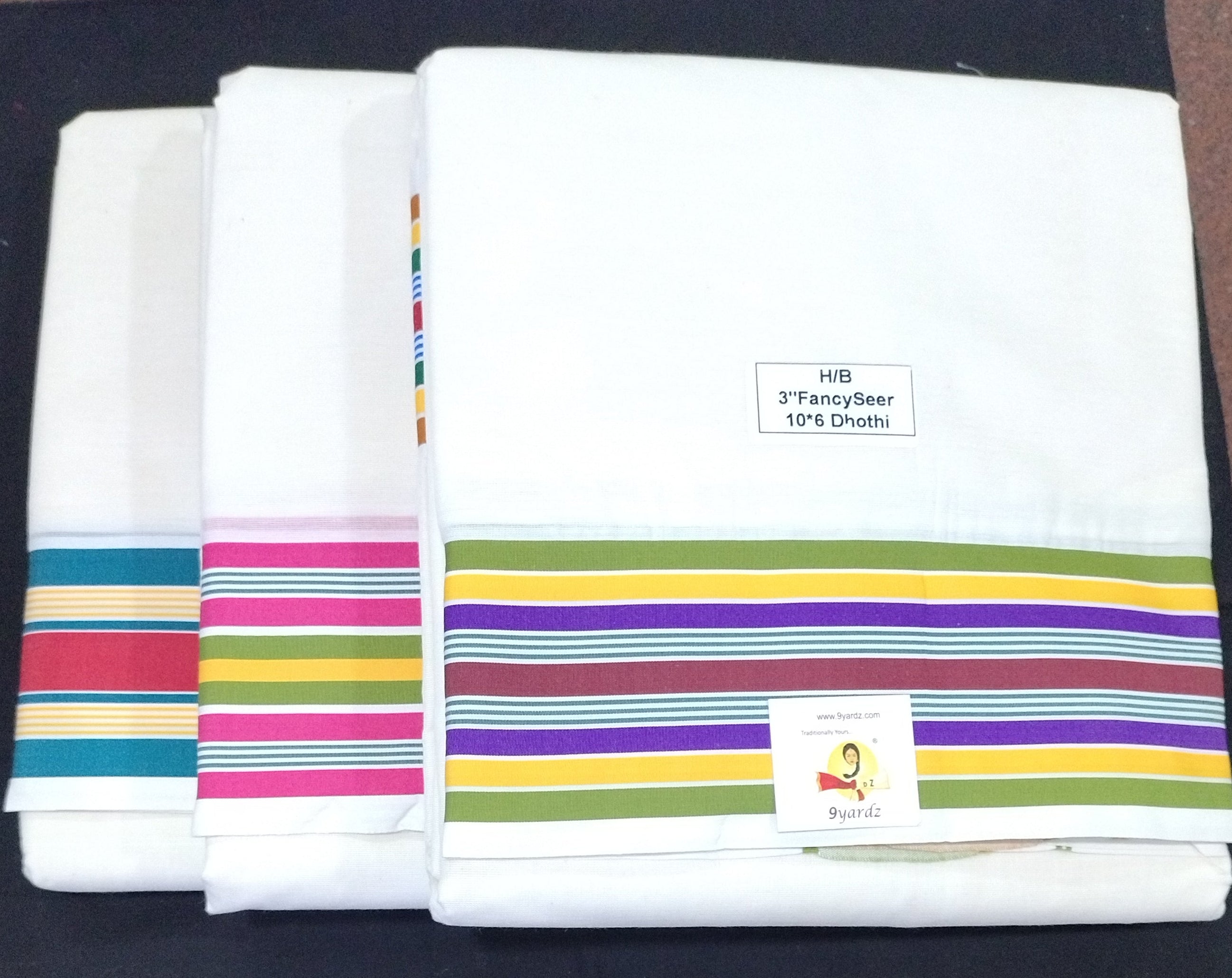 Cotton Unbleached dhoti 10*6