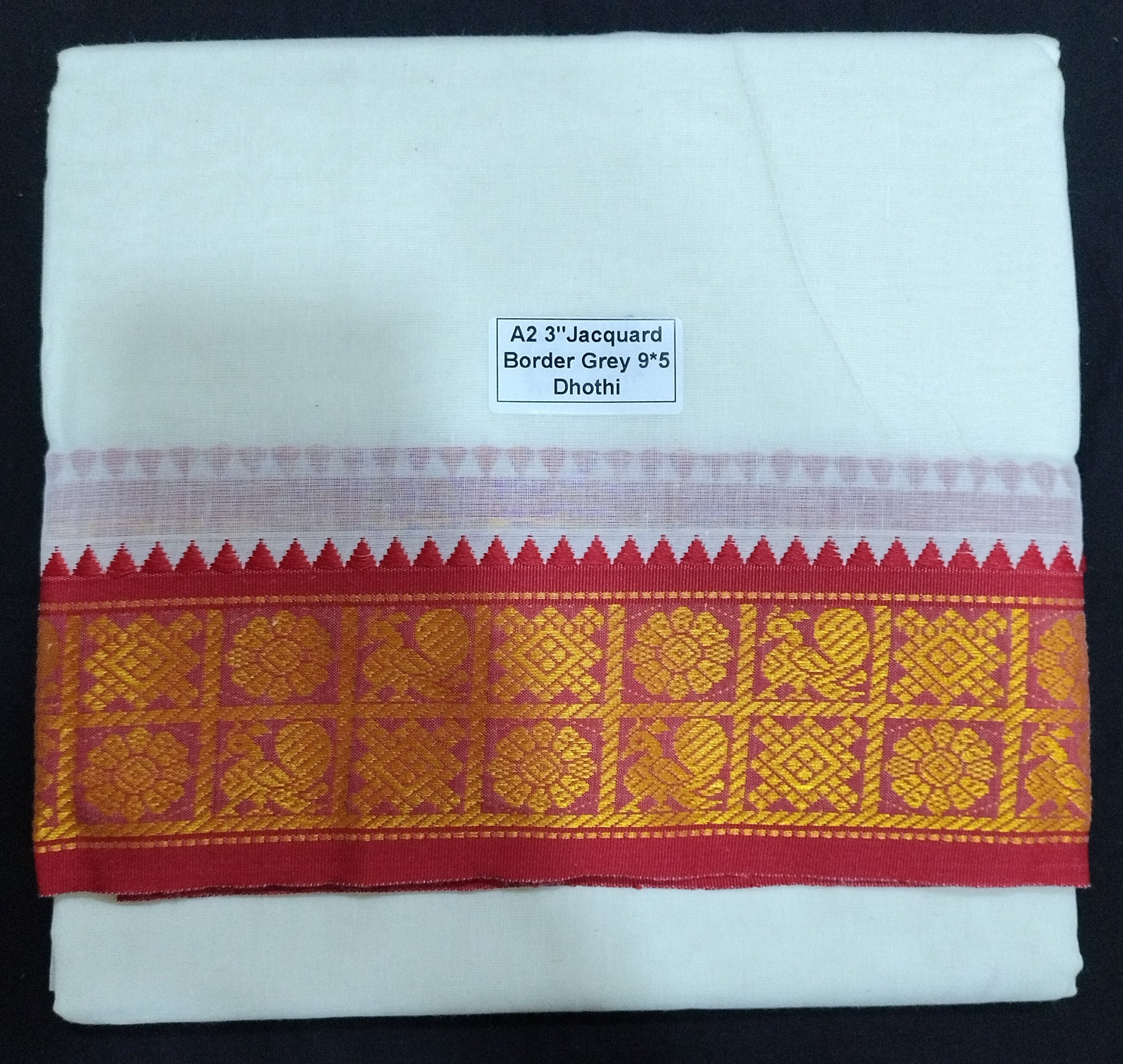 Cotton Dhothi Unbleached 9*5