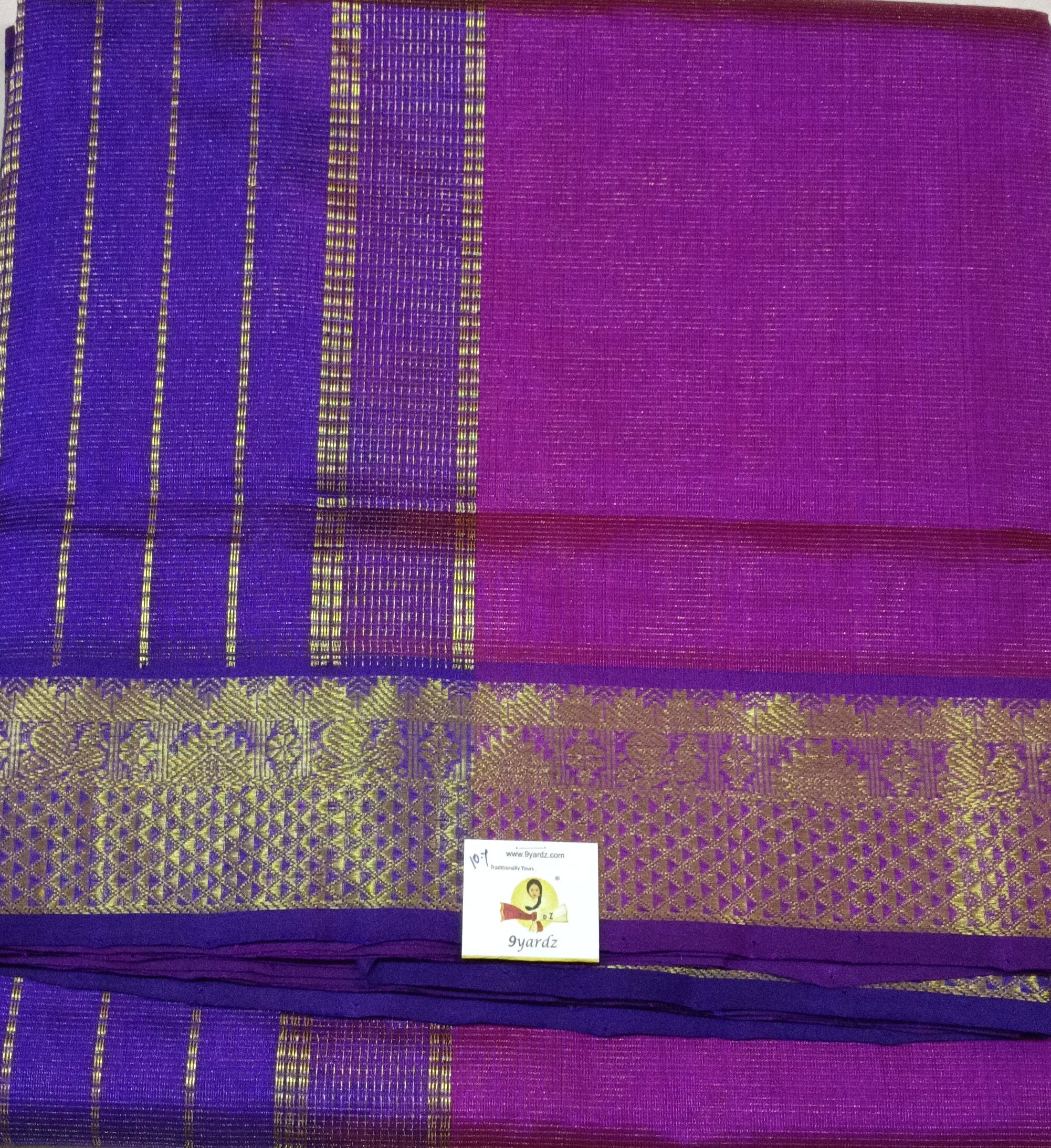 Pure silk cotton 10yards vairavoosi madisar