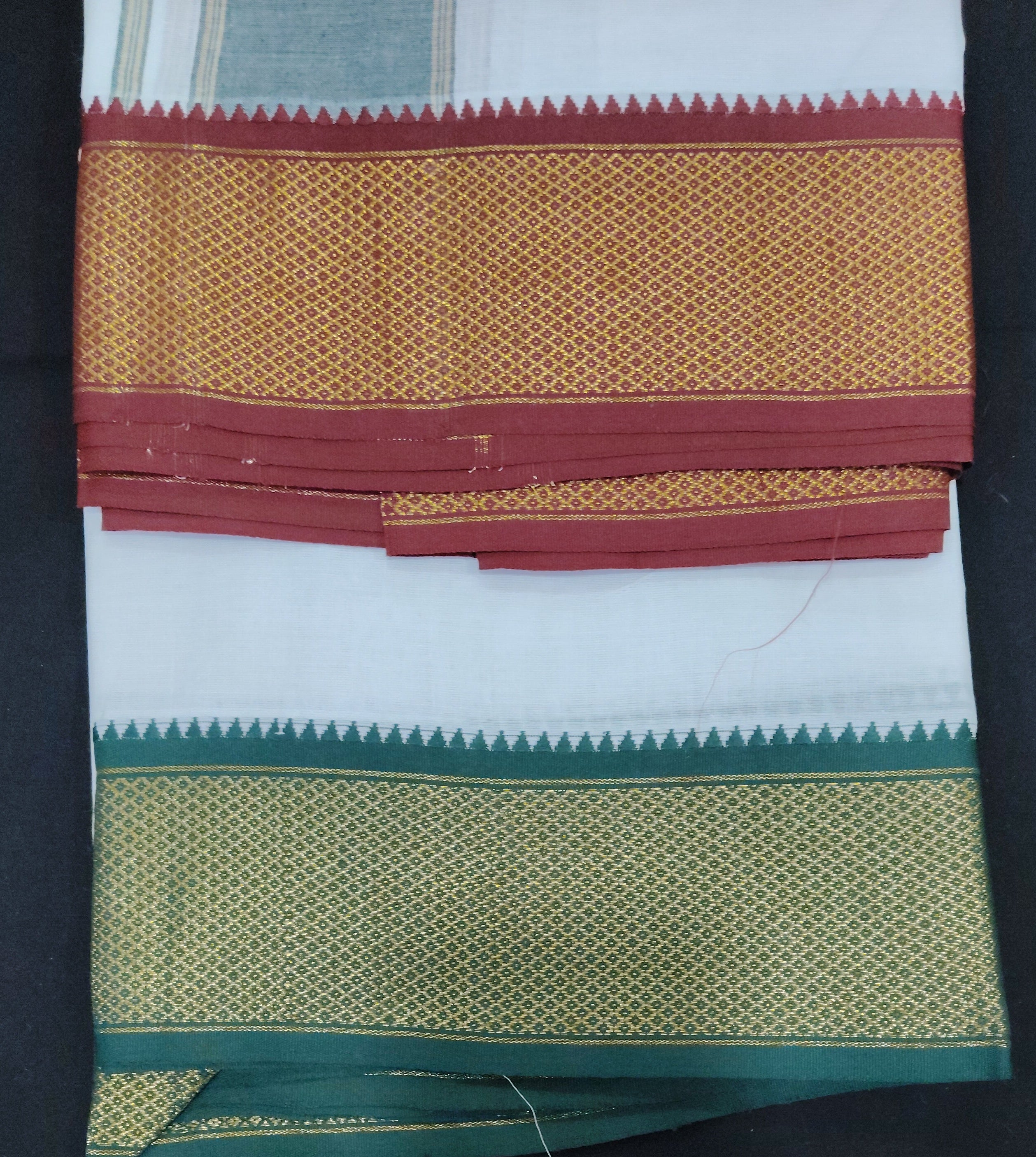 Cotton Dhothi Bleached 9*5