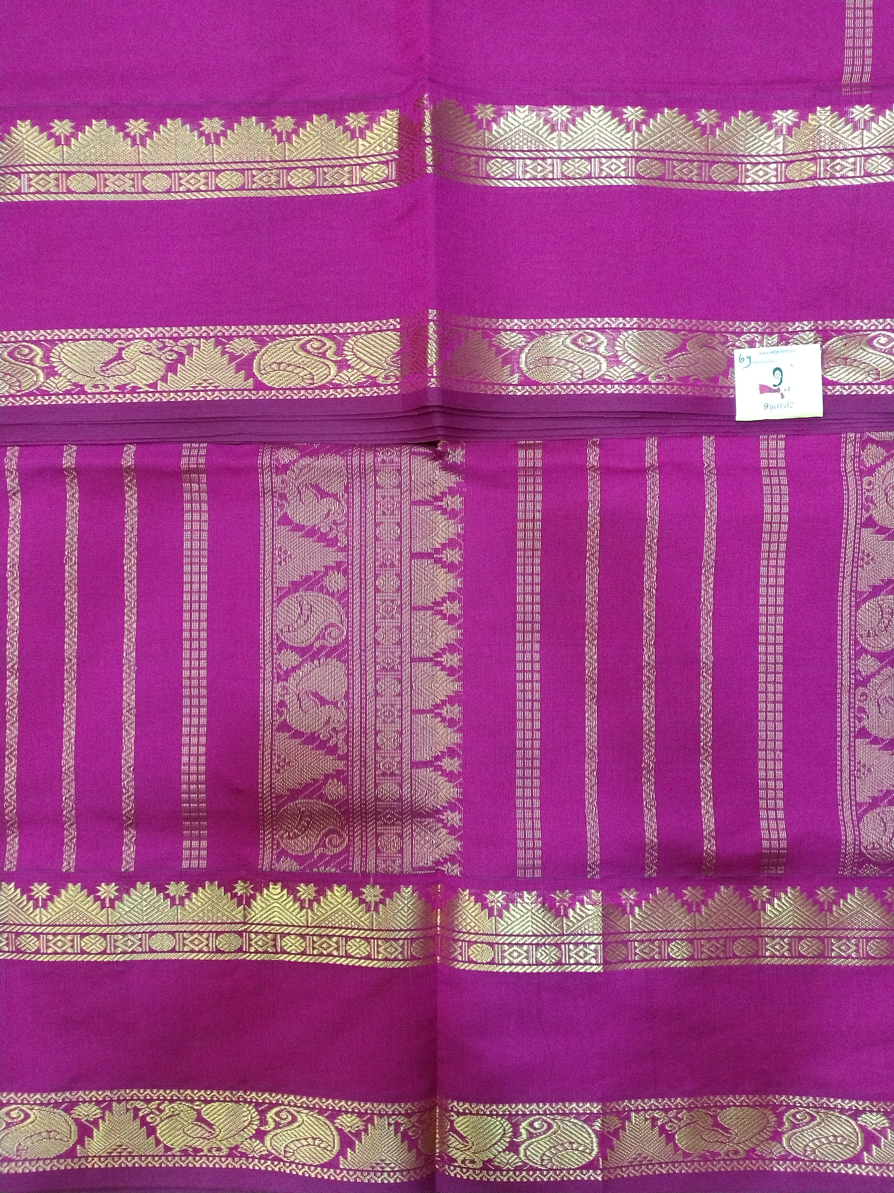 Semi silk Plain 6Yards