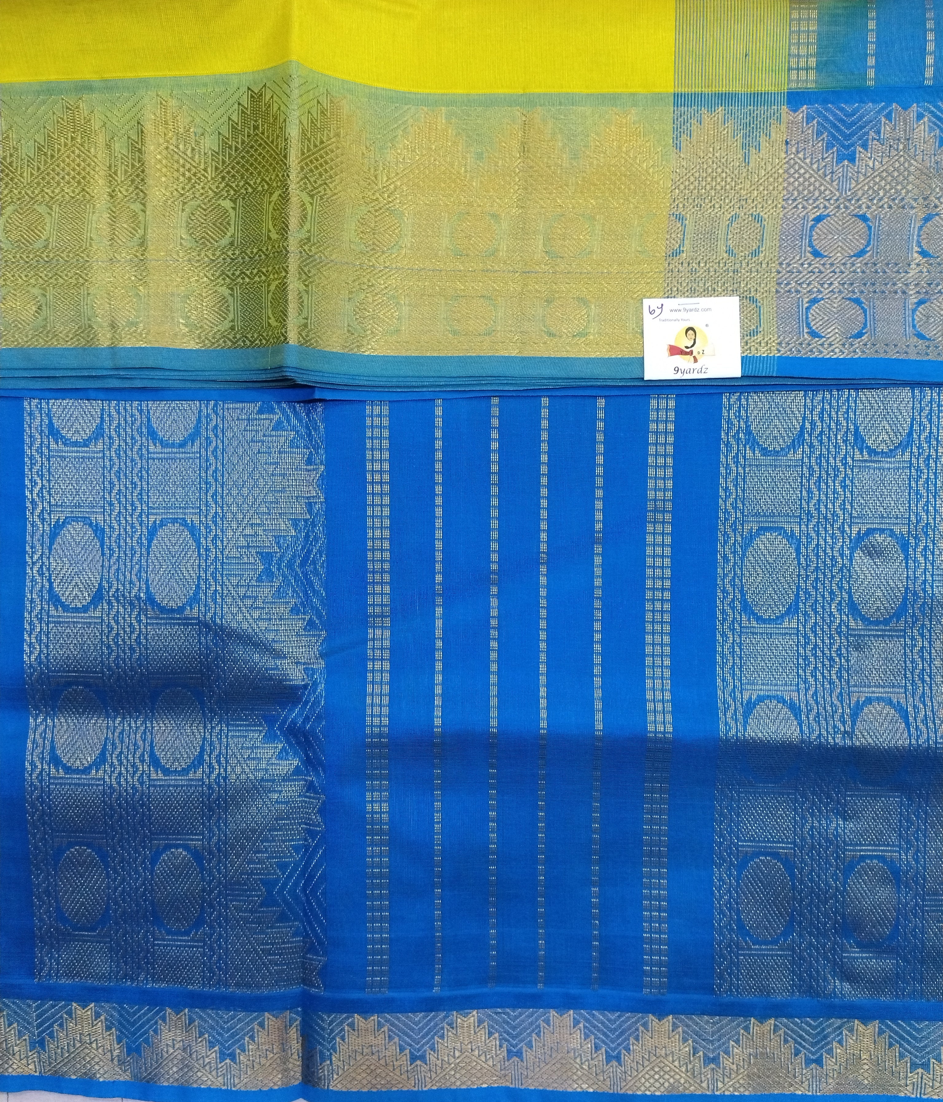 Pure silk cotton 6 yards