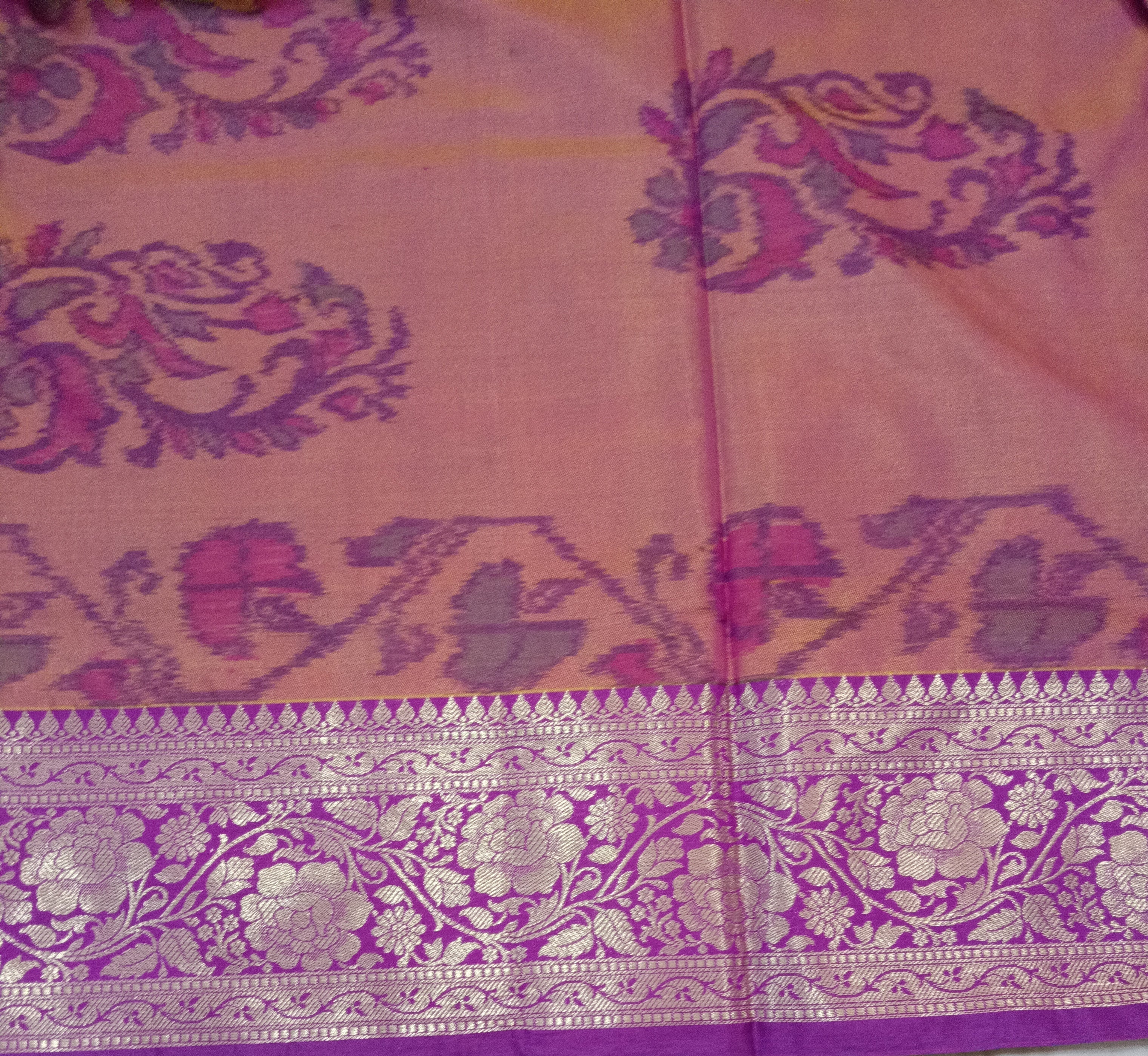 Ikkat semi silk madisar