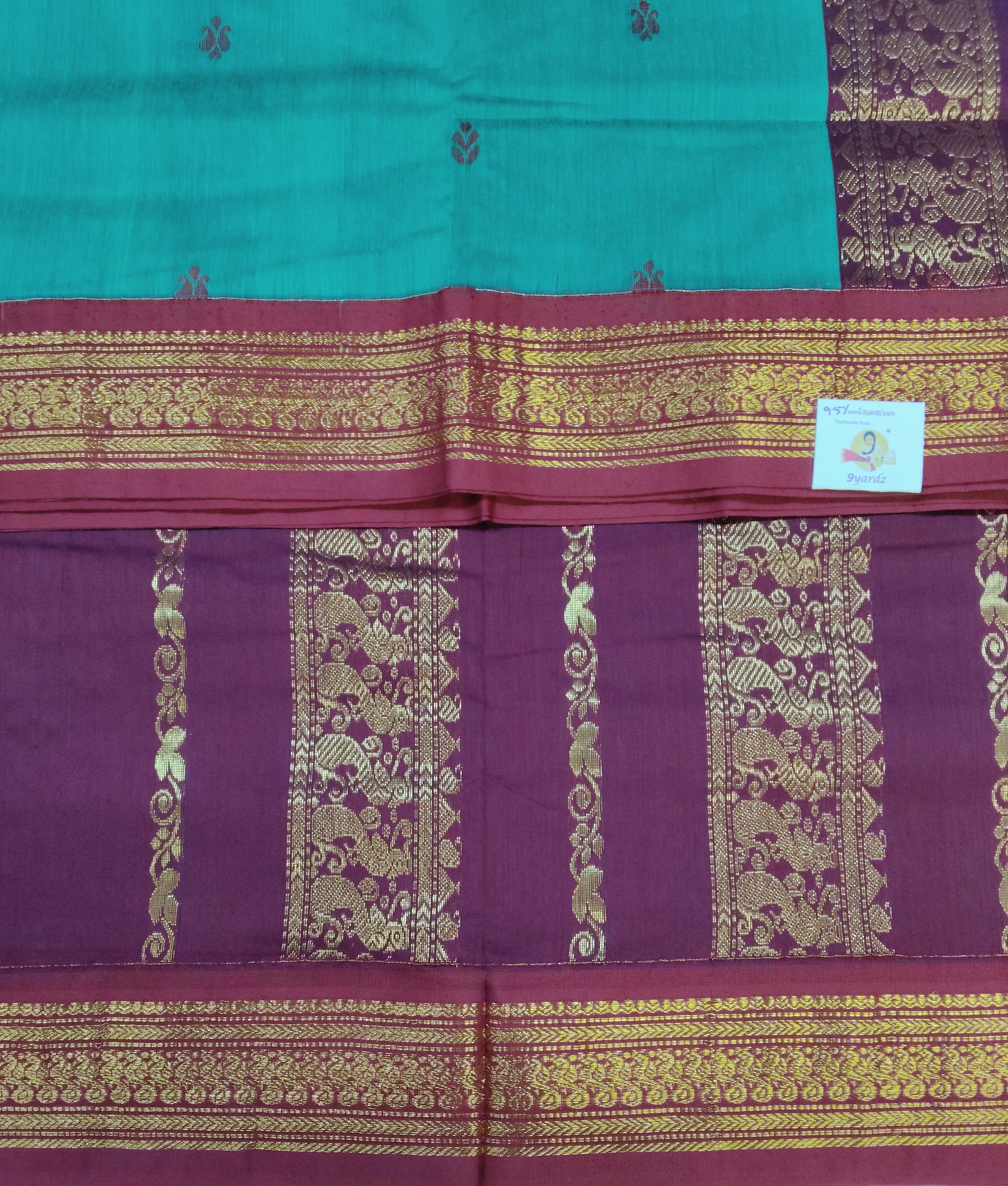 Kalyani Cotton  9.5 yardz