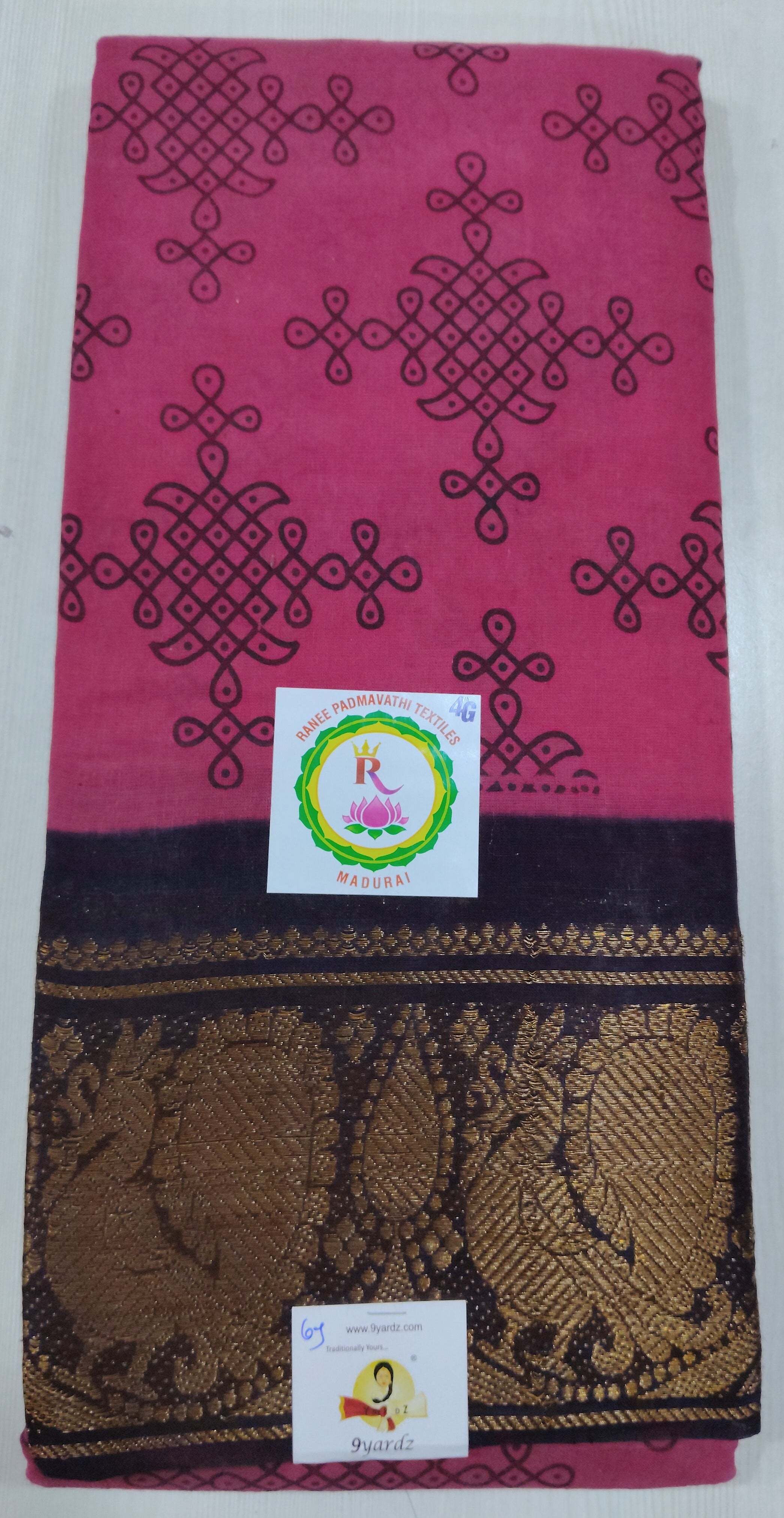 Ranee Cotton zari kattam 6yardz