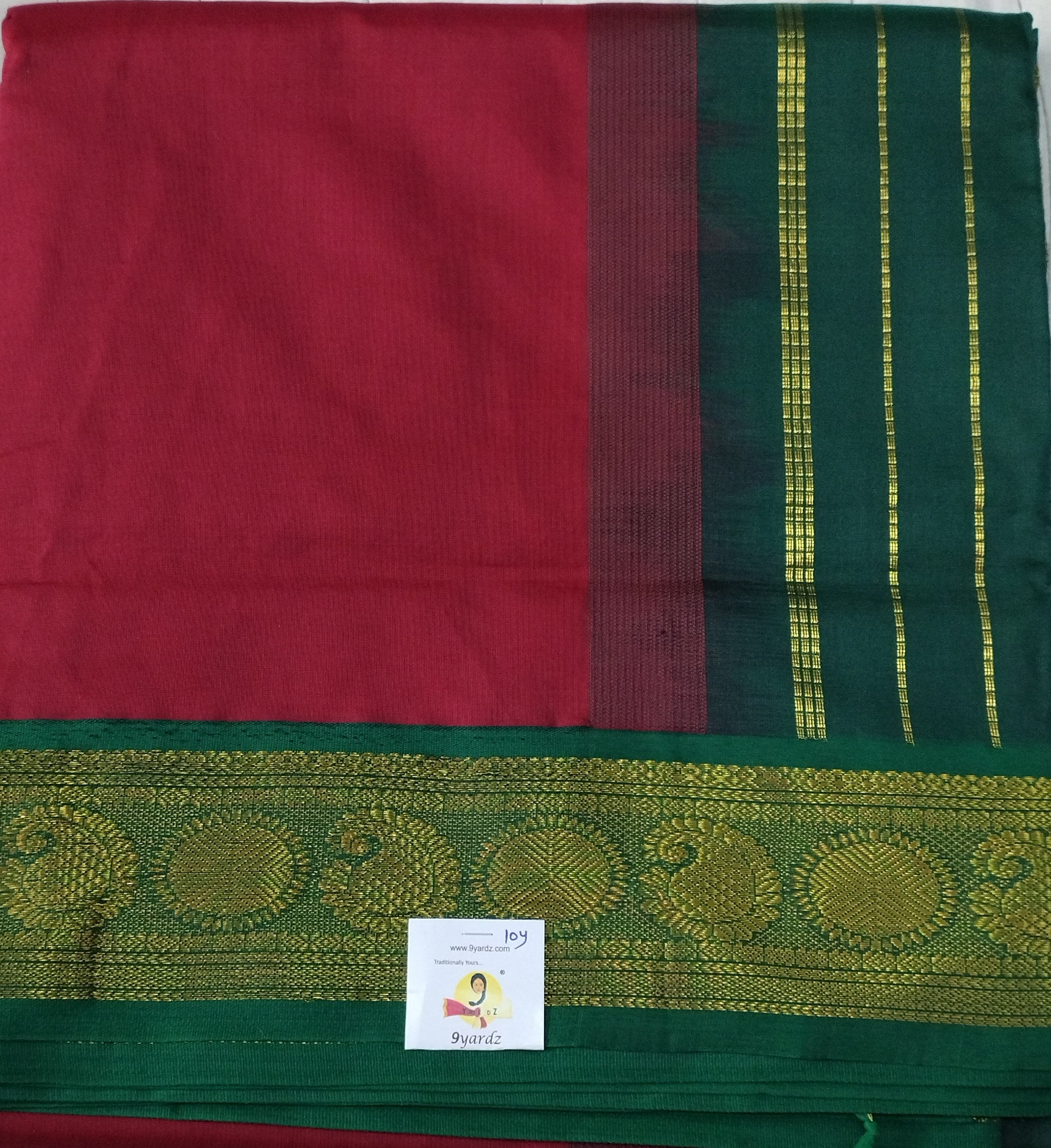 Semi Silk cotton Korvai Madisar