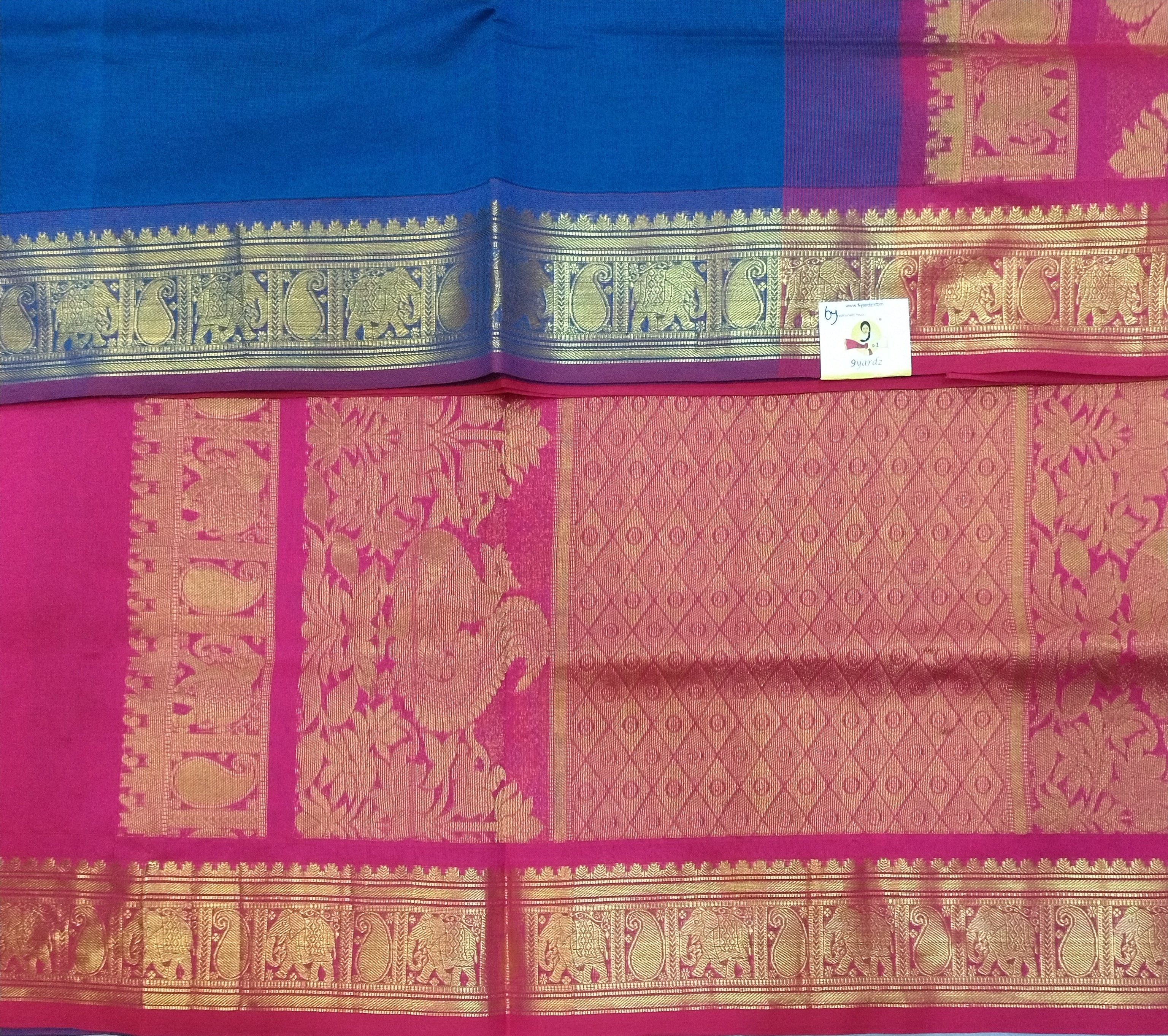 Semi silk Plain 6Yards