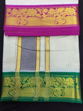 Load image into Gallery viewer, Pure cotton Muhurtham dhoti 9*5