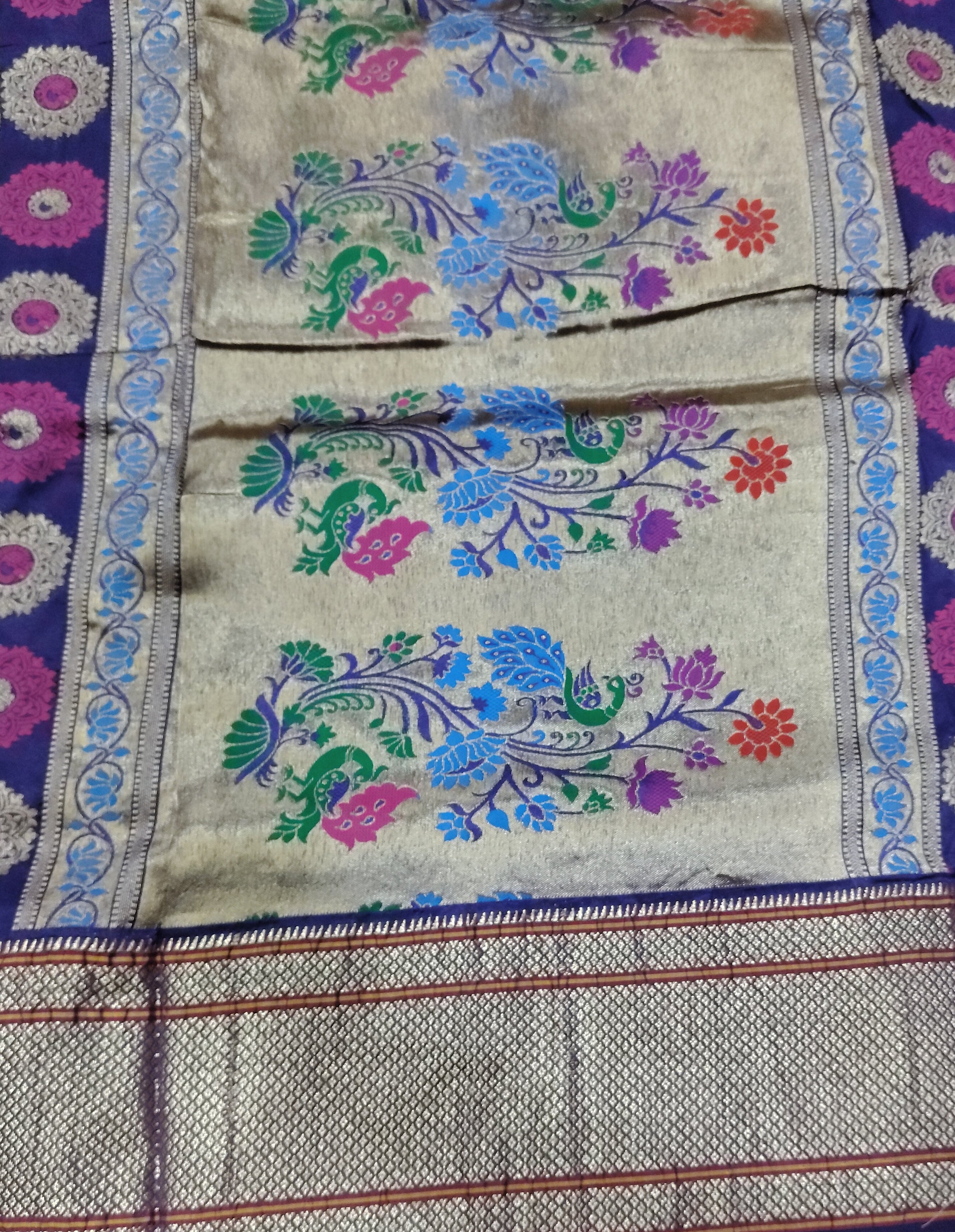Paithani Art Silk Madisar