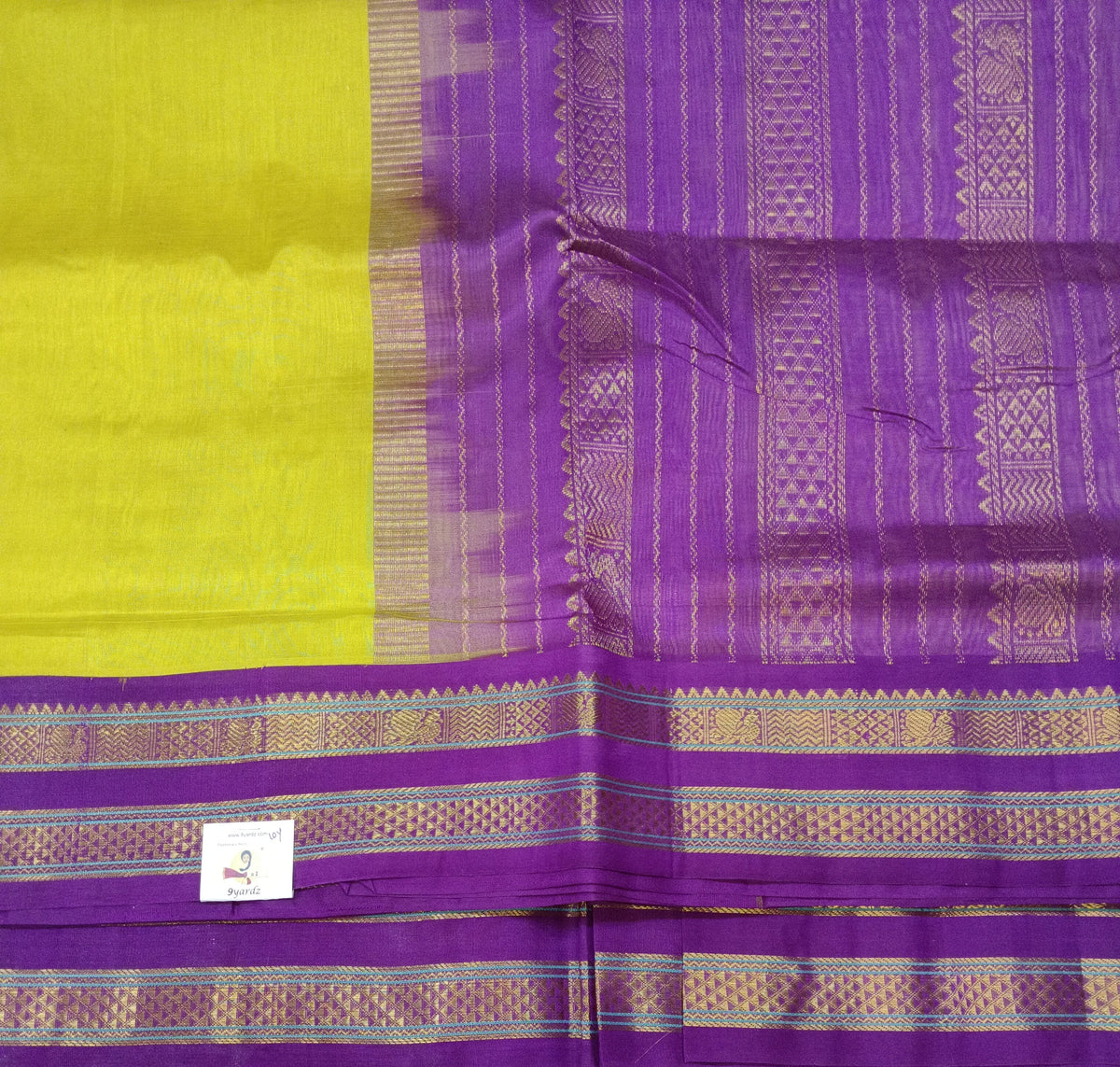 Pure silk cotton -Korvai 10yards madisar