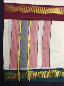 Pure cotton Muhurtham dhoti 10*6 5Maadampet KM