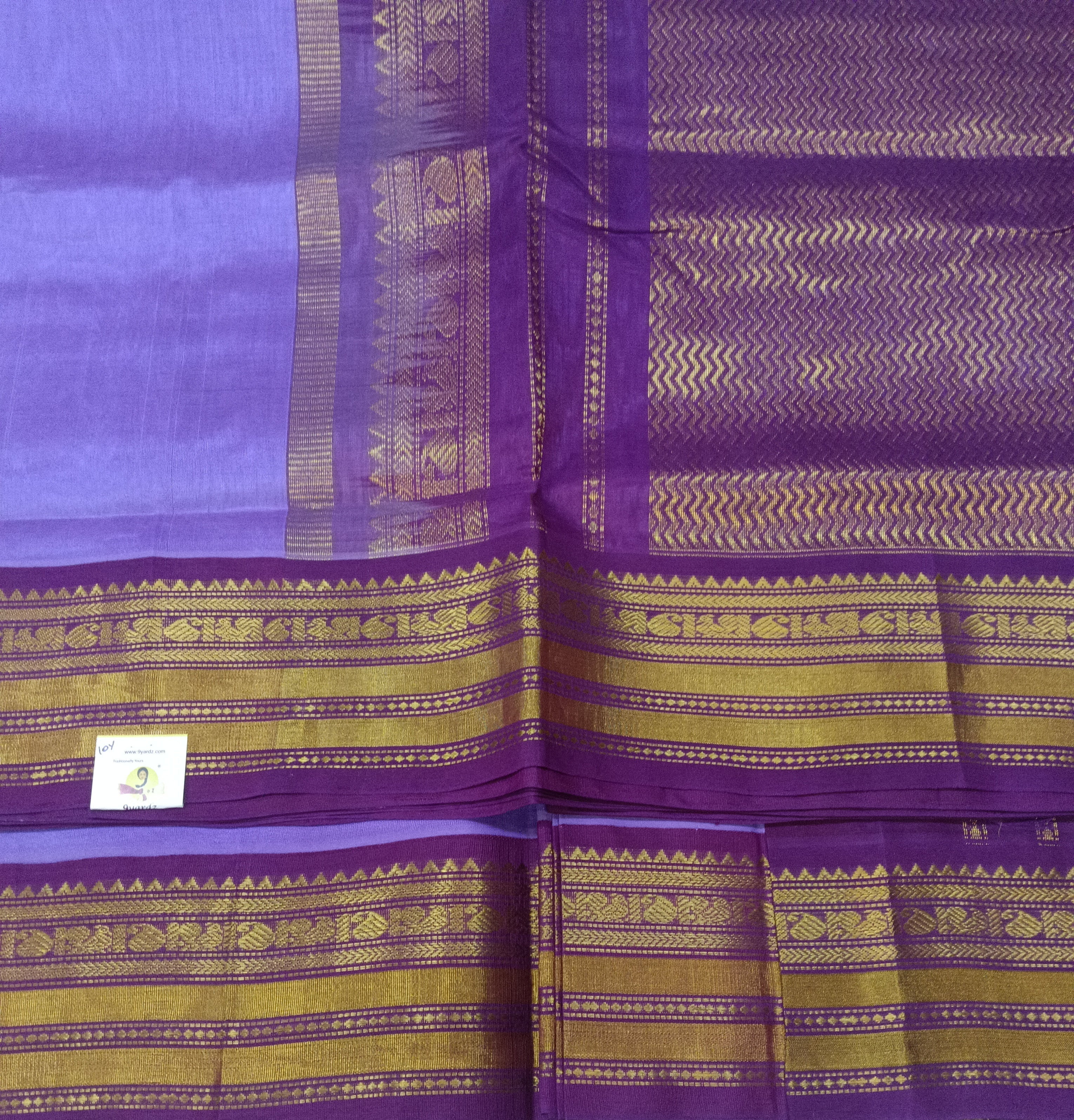 Pure silk cotton -Korvai 10yards madisar