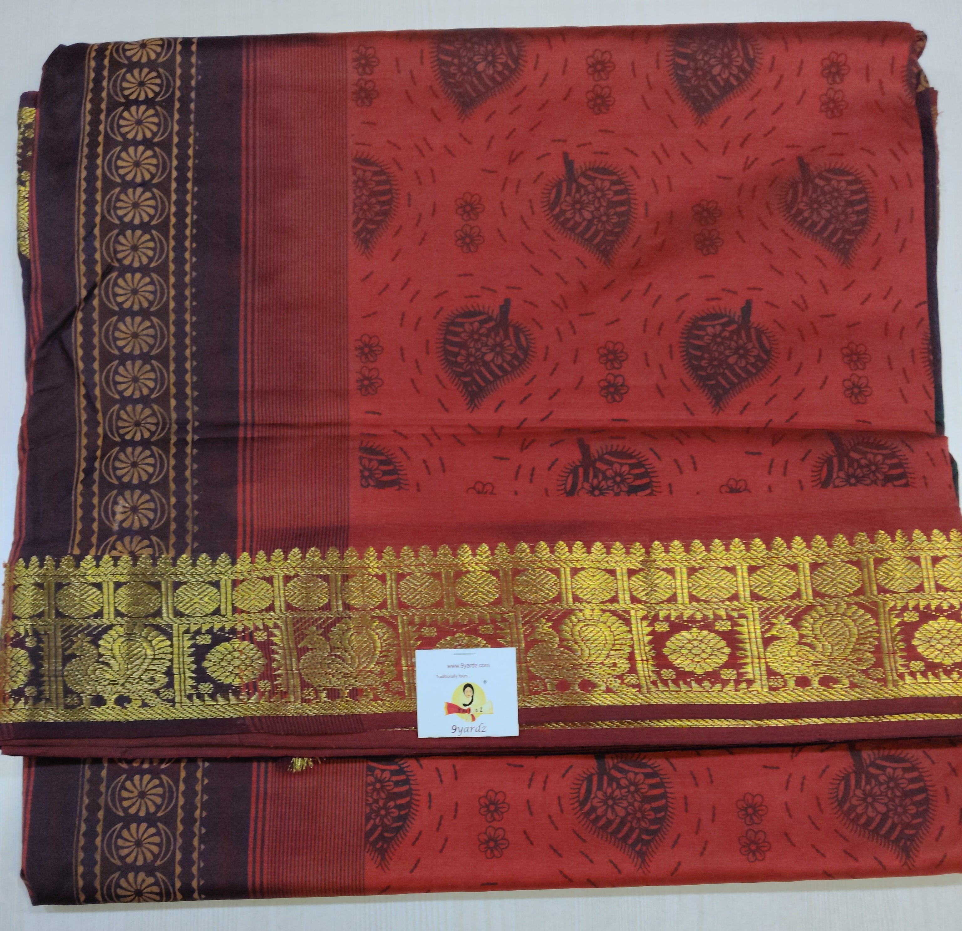 Semi Silk cotton printed Madisar