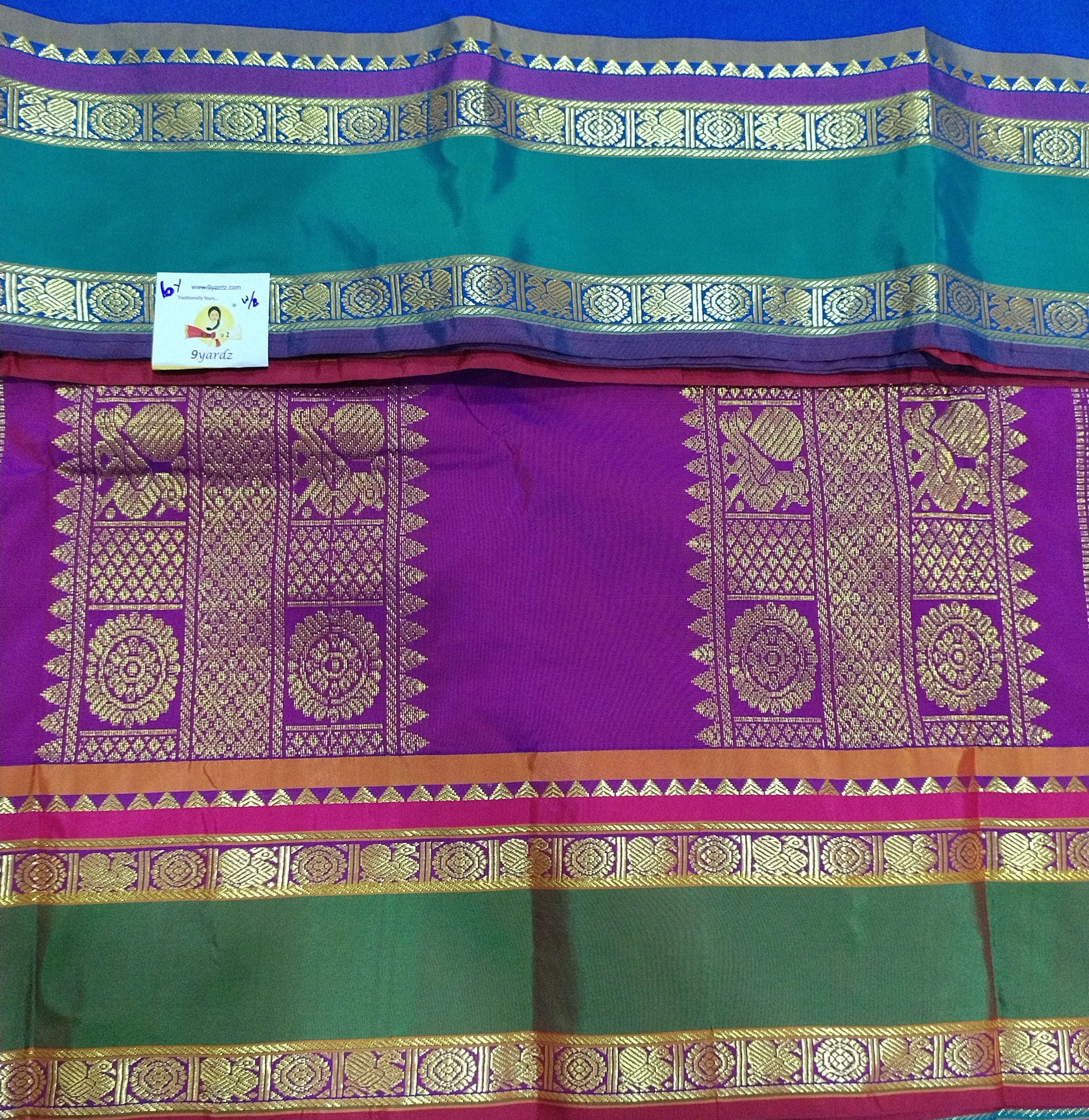 Art silk 6yardz sarees