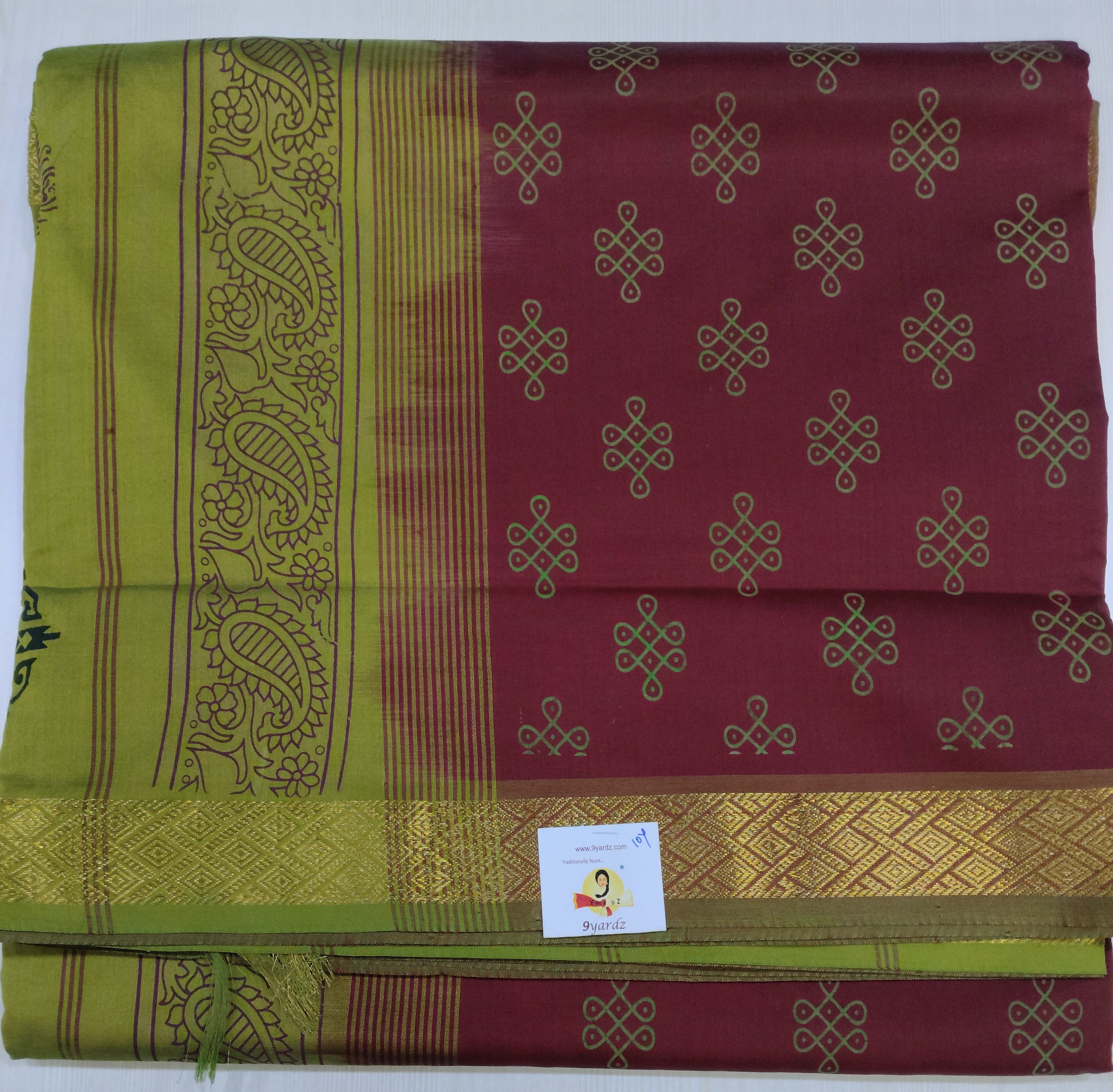 Semi Silk cotton printed Madisar