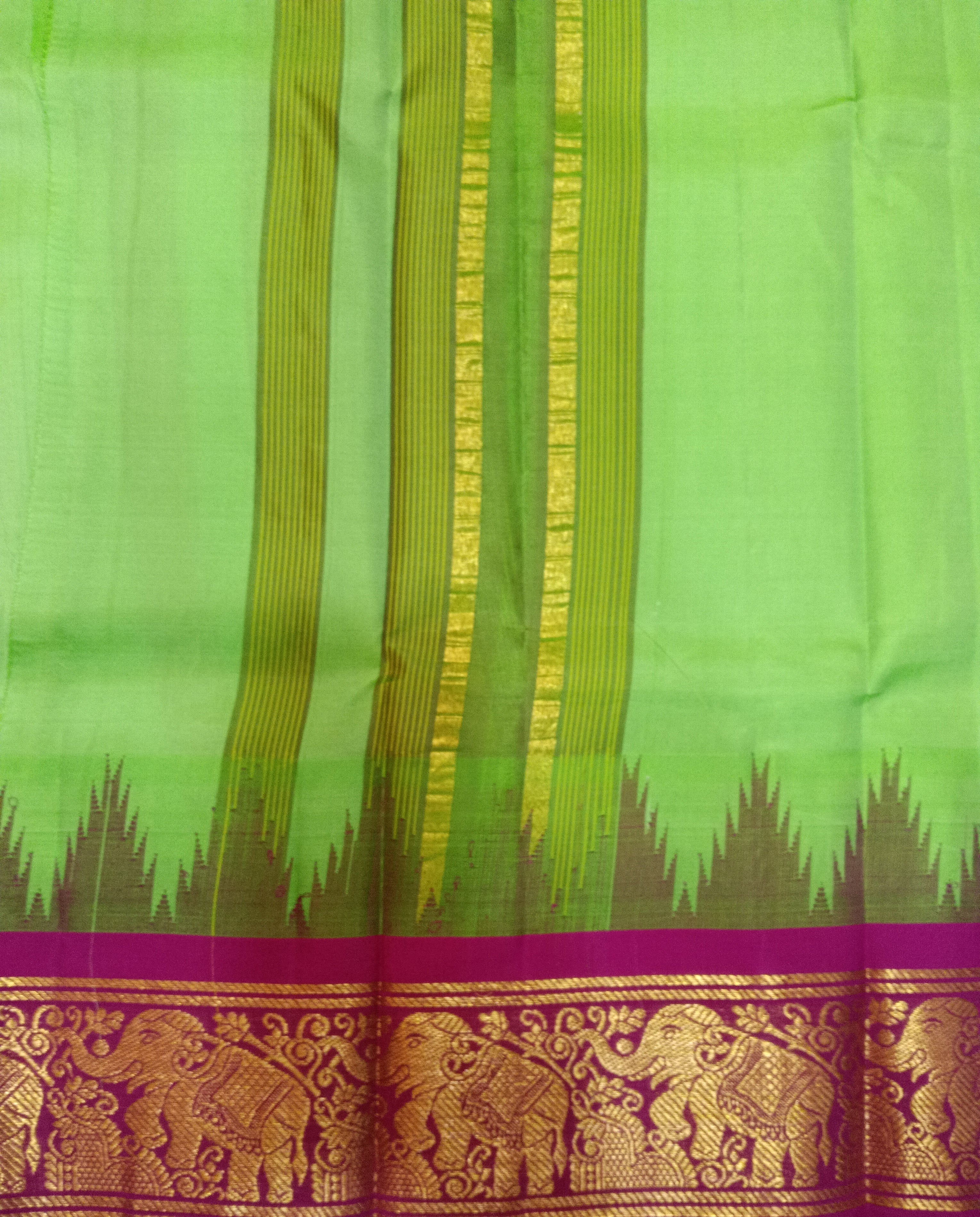 Pure silk Dhoti 4muzham Thalambhu