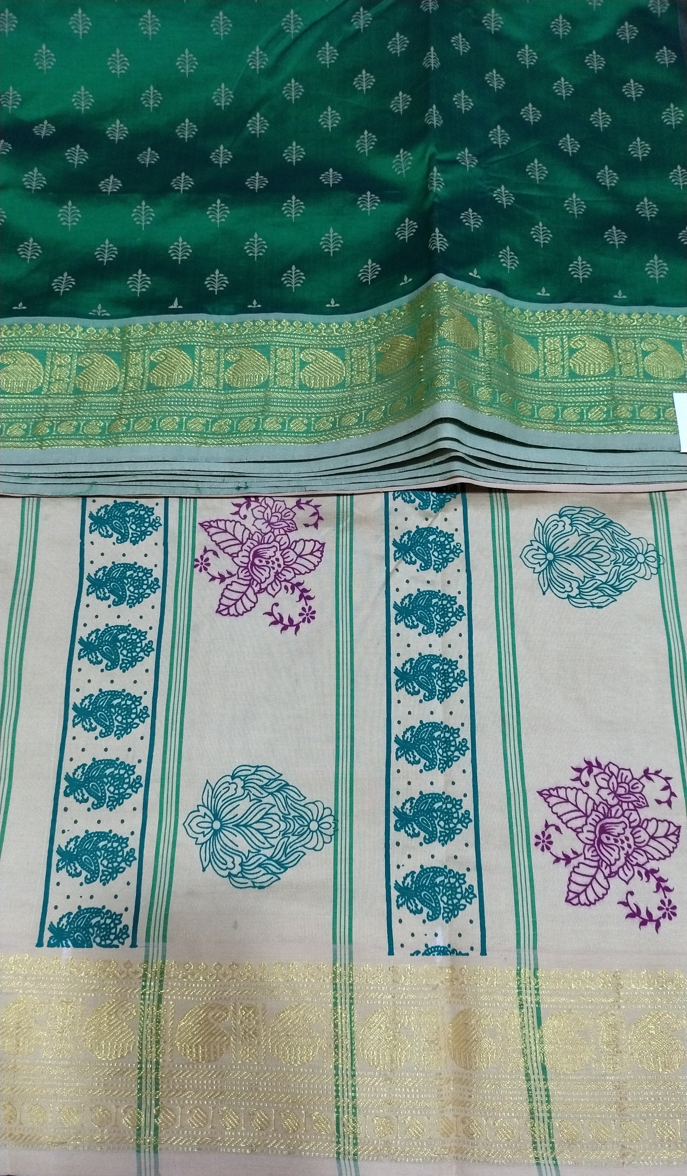 Semi silk Printed 6Yards