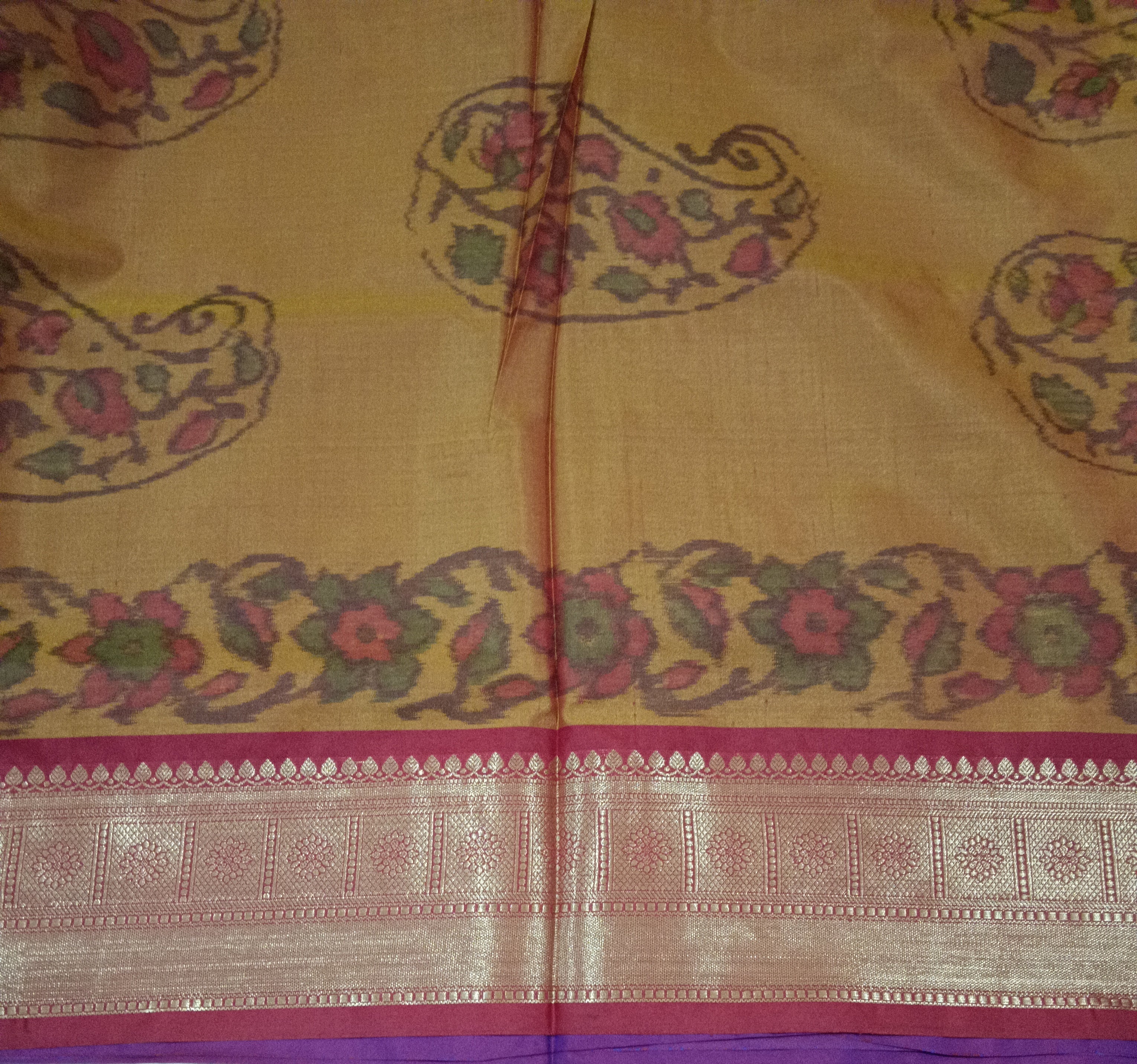 Ikkat semi silk madisar
