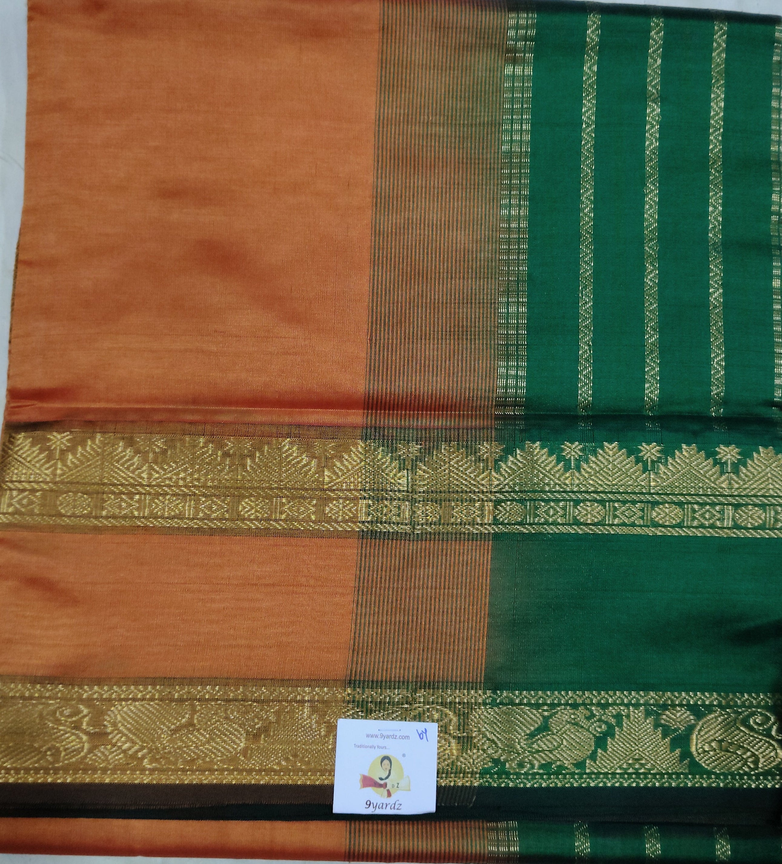 Semi silk Plain 6Yards