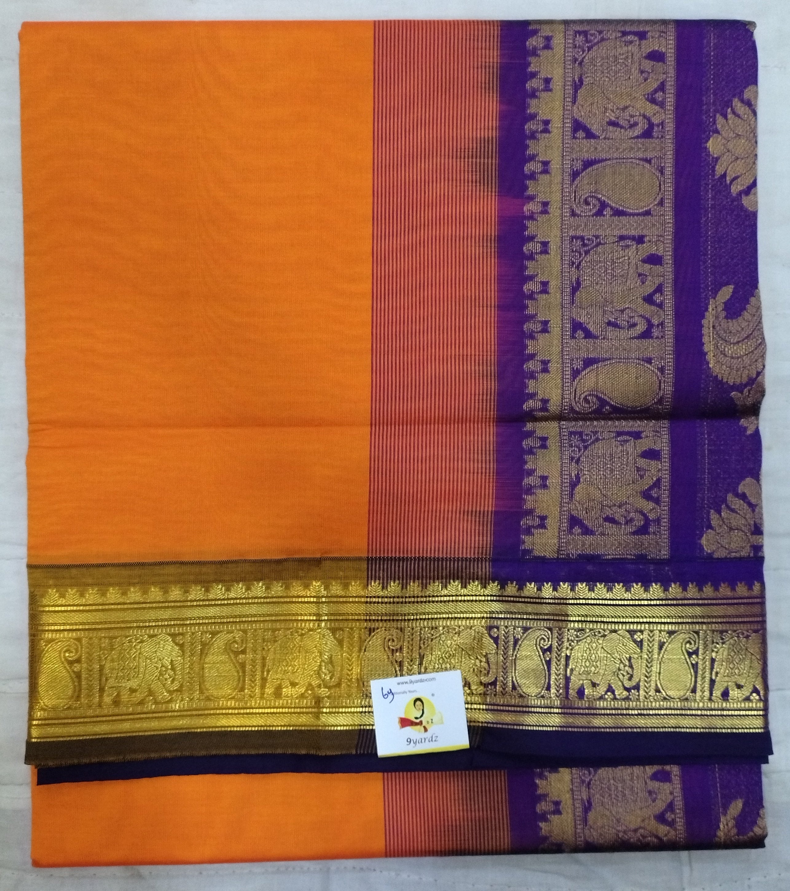 Semi silk Plain 6Yards