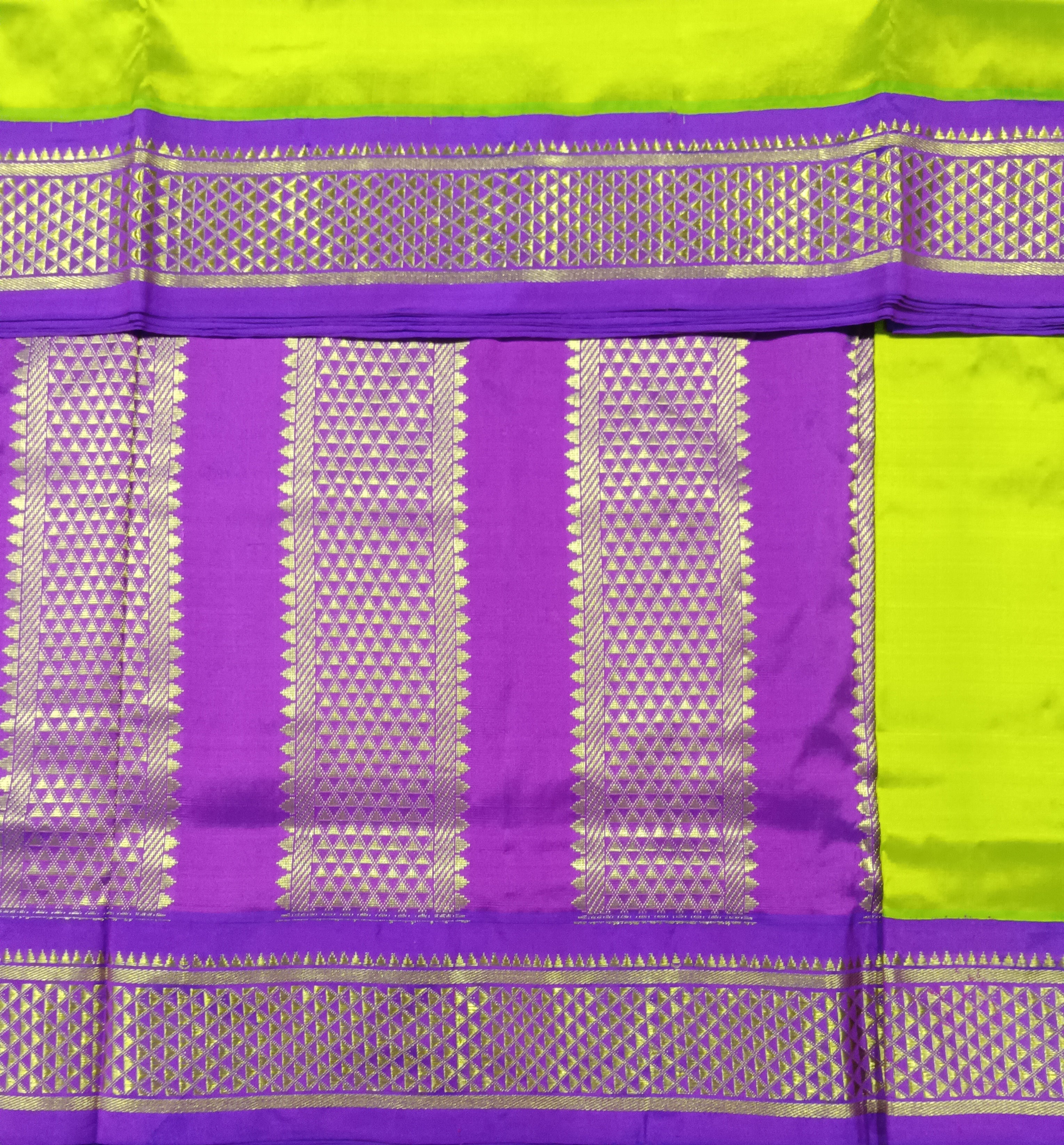 Pure silk madisar 10.5yards