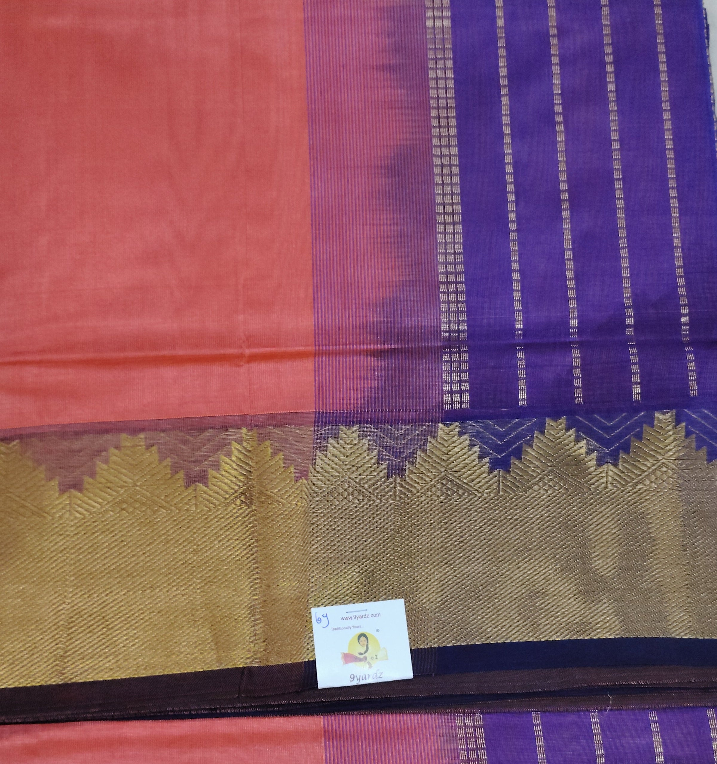 Pure silk cotton 6 yards