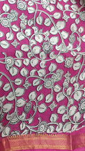 Load image into Gallery viewer, Kalamkari Silk 6yardz