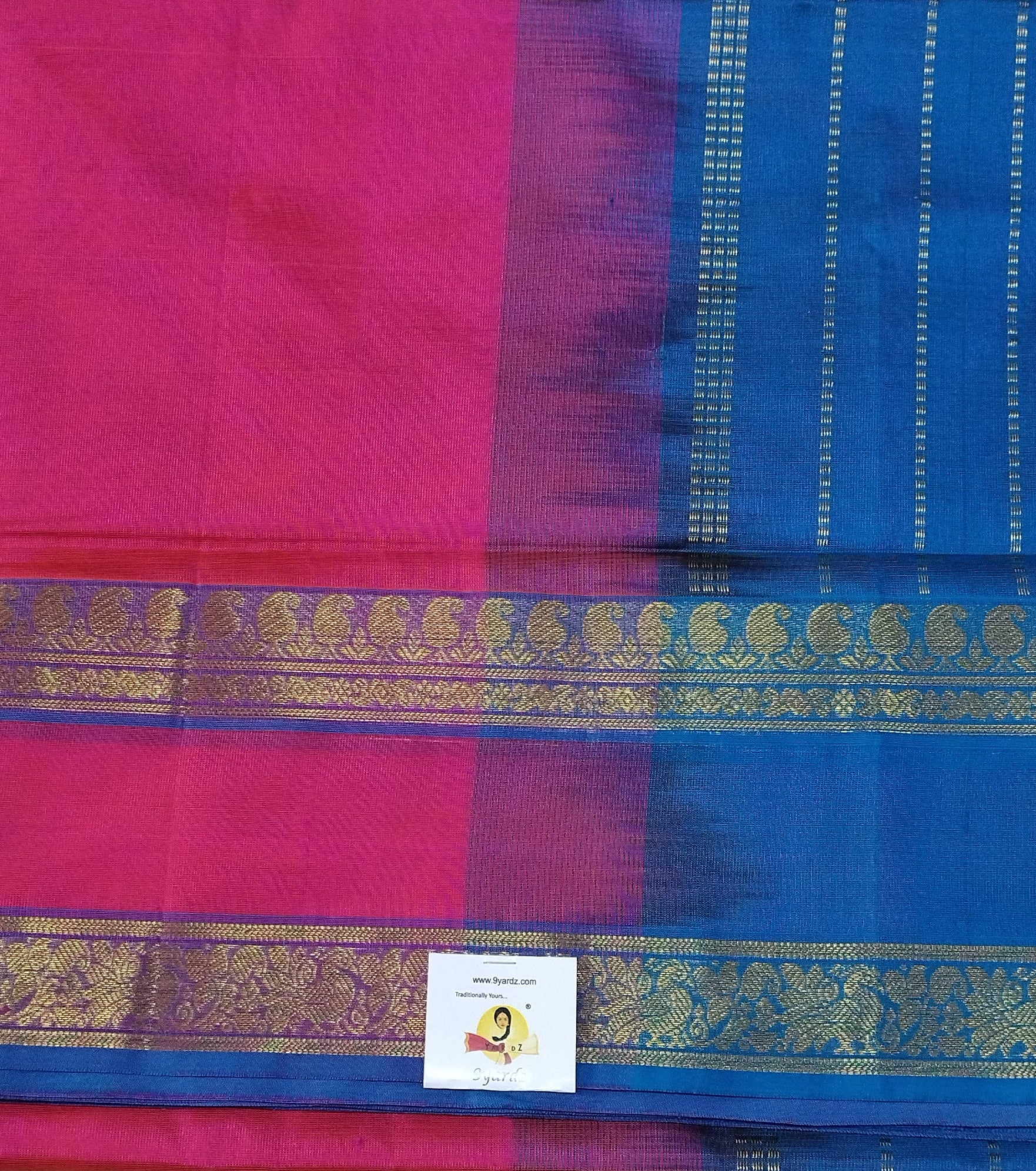 Pure silk cotton 6 yards