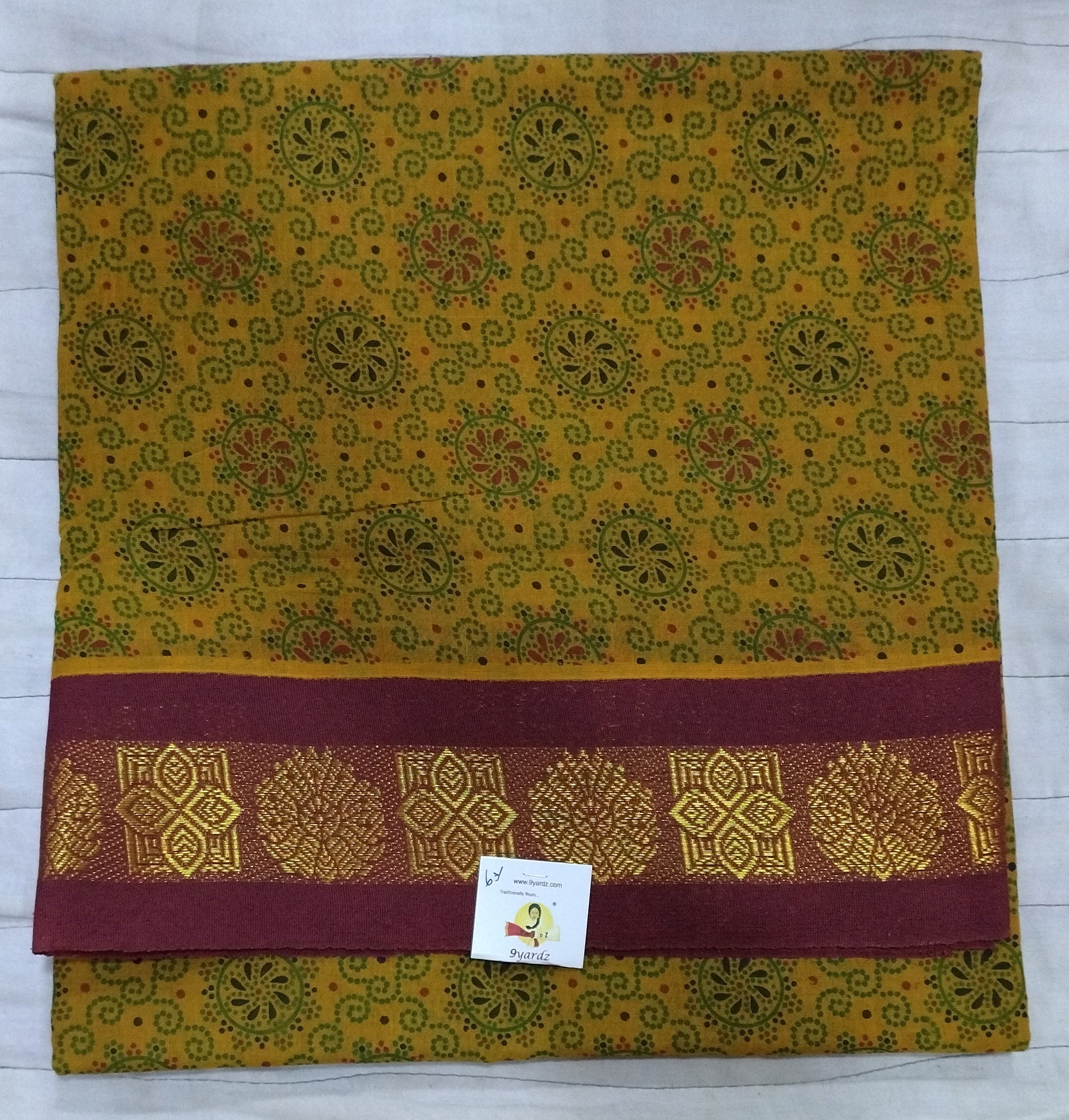 Sungudi cotton 6 yards