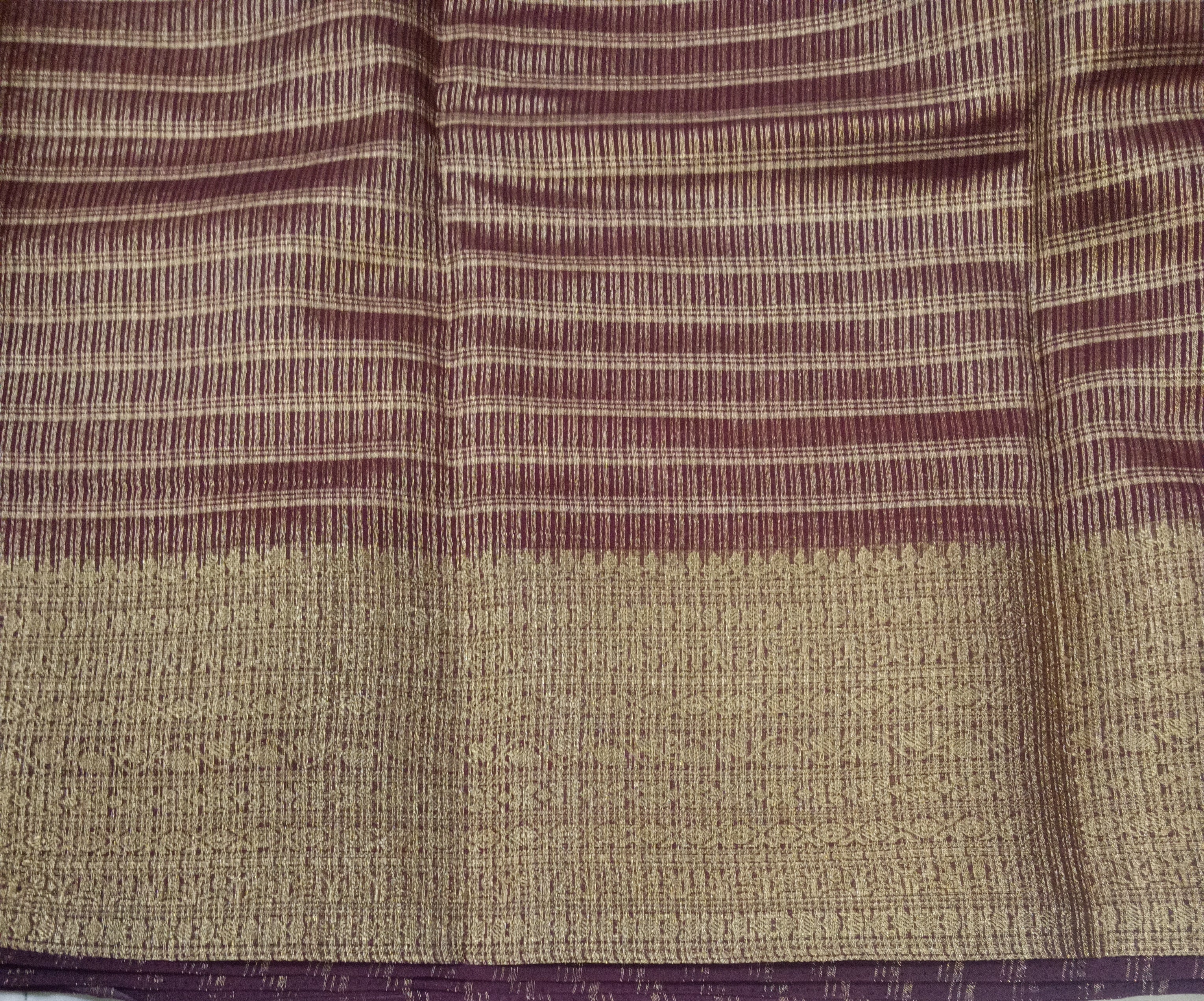 Mysore crepe silk checked (synthetic)