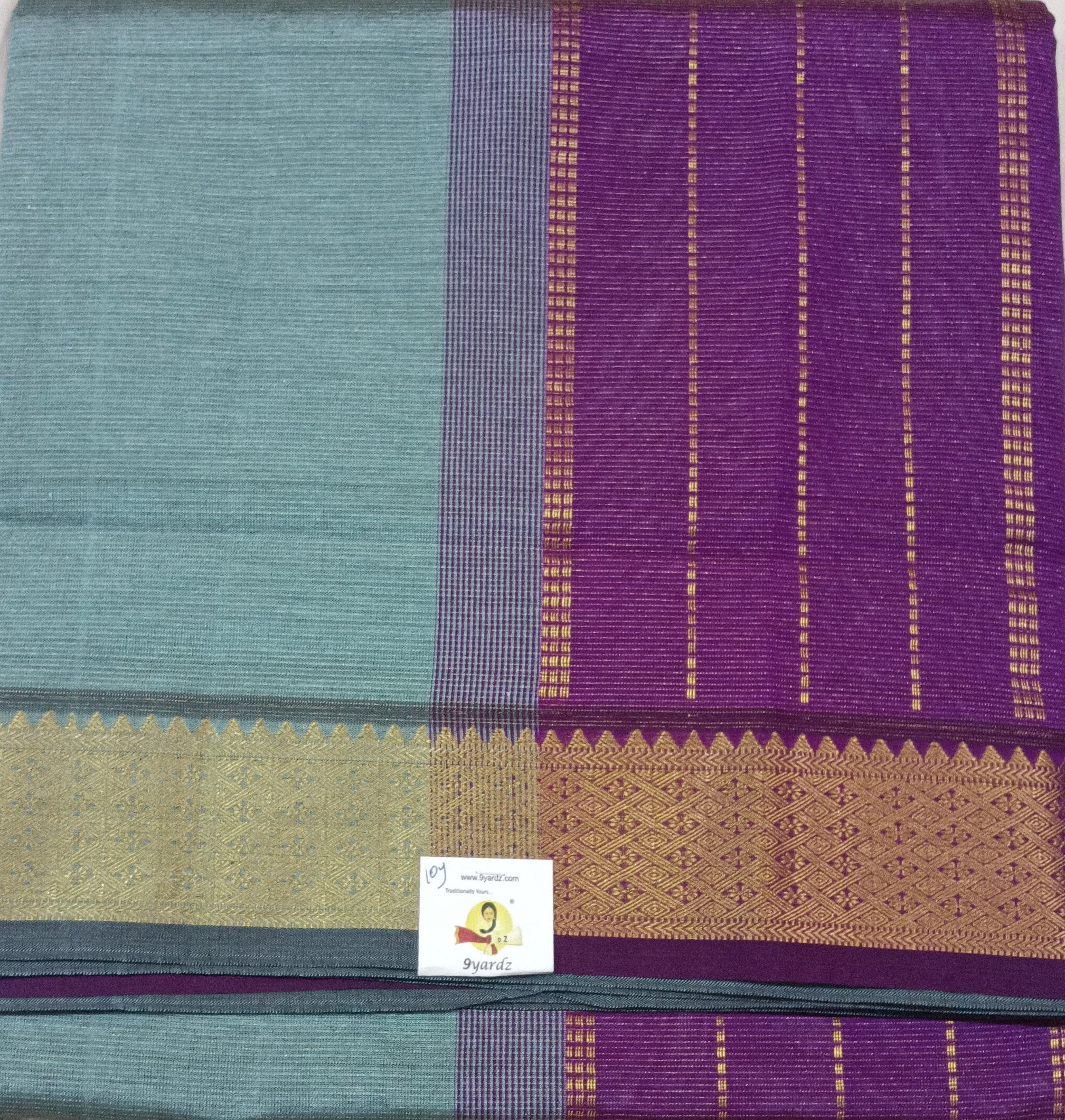 Semi Silk cotton vairavoosi Madisar 10yards