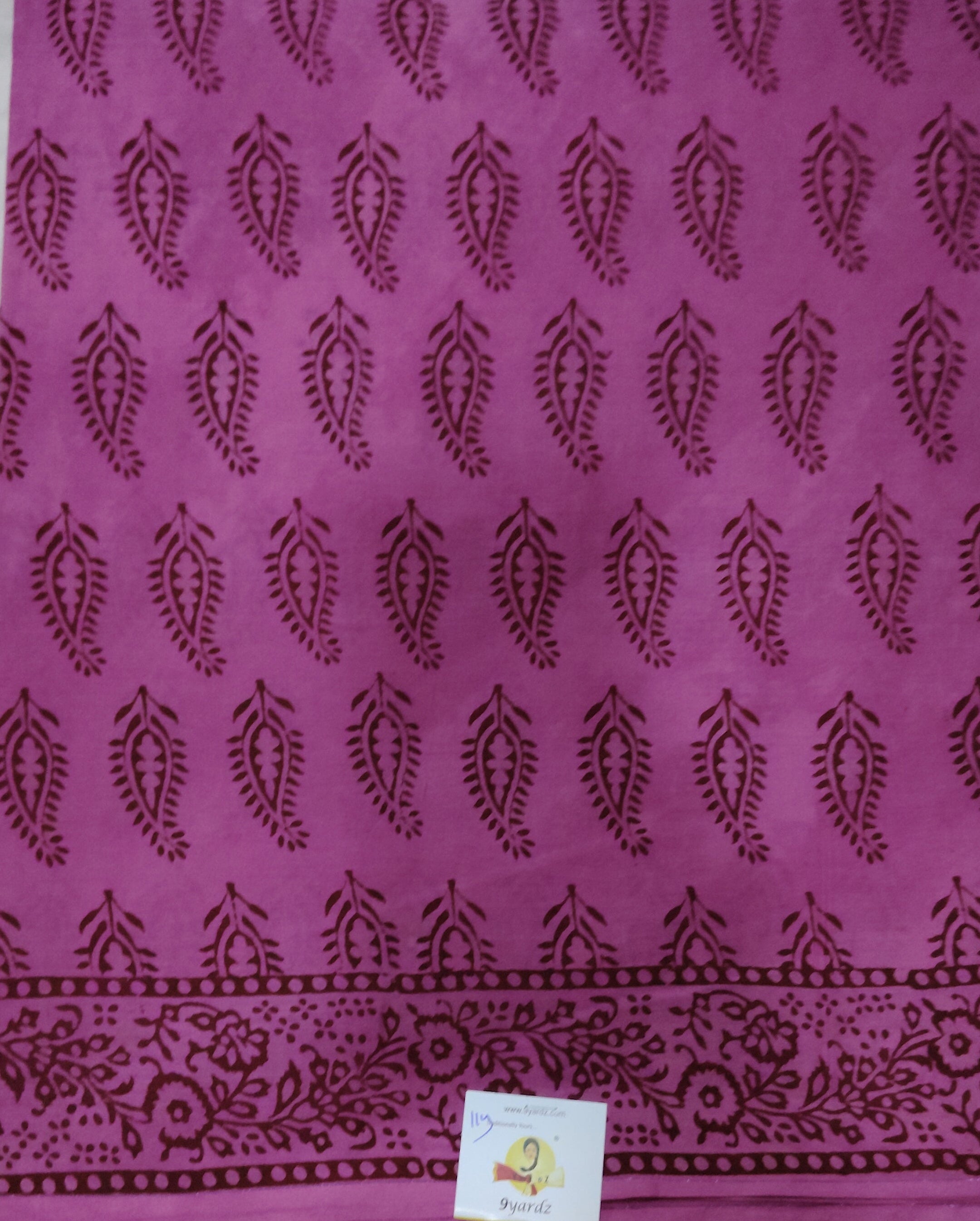 Baag/soft cotton Madisar 11 yards