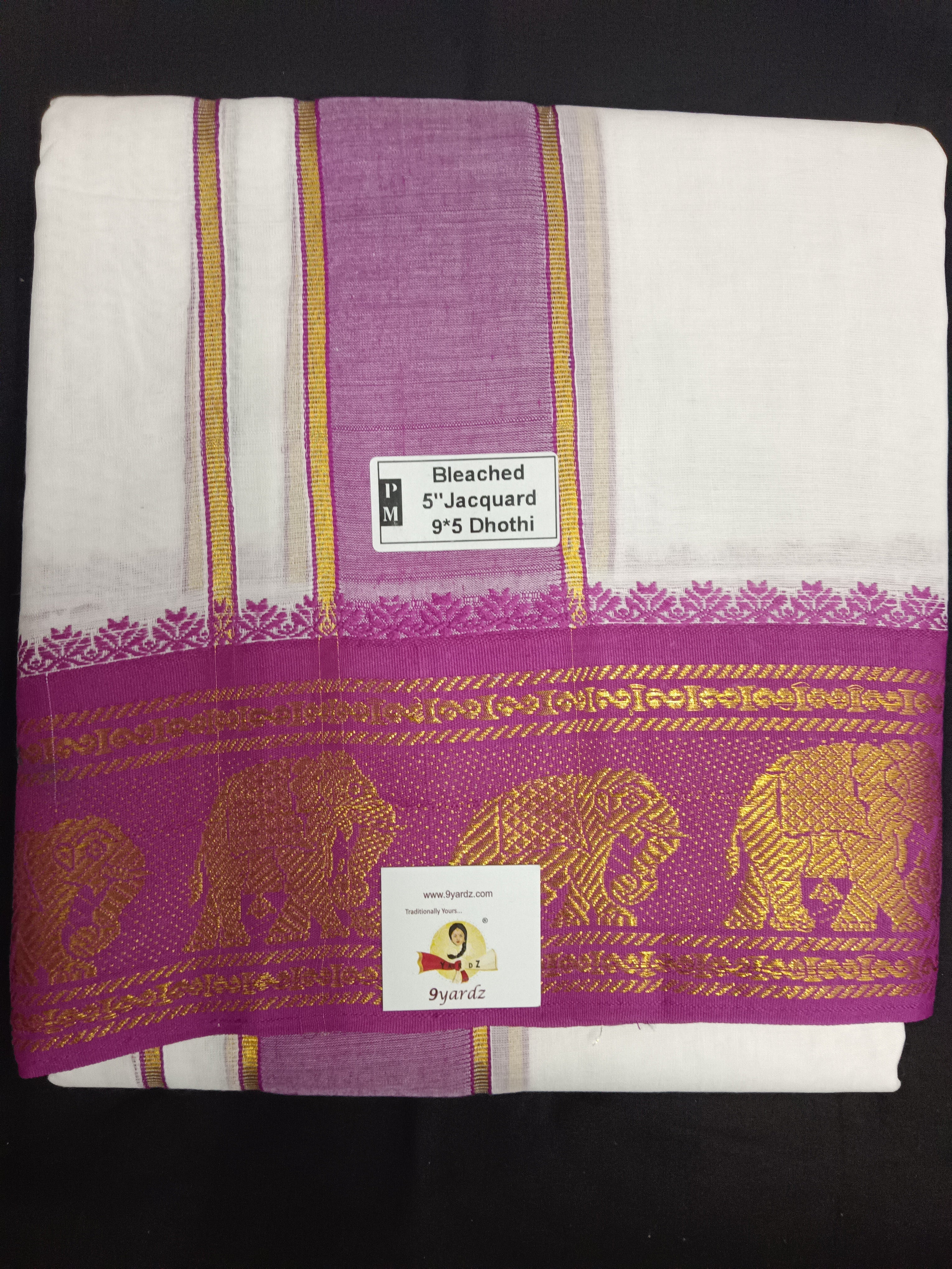 Cotton Dhothi Jacquard 9*5