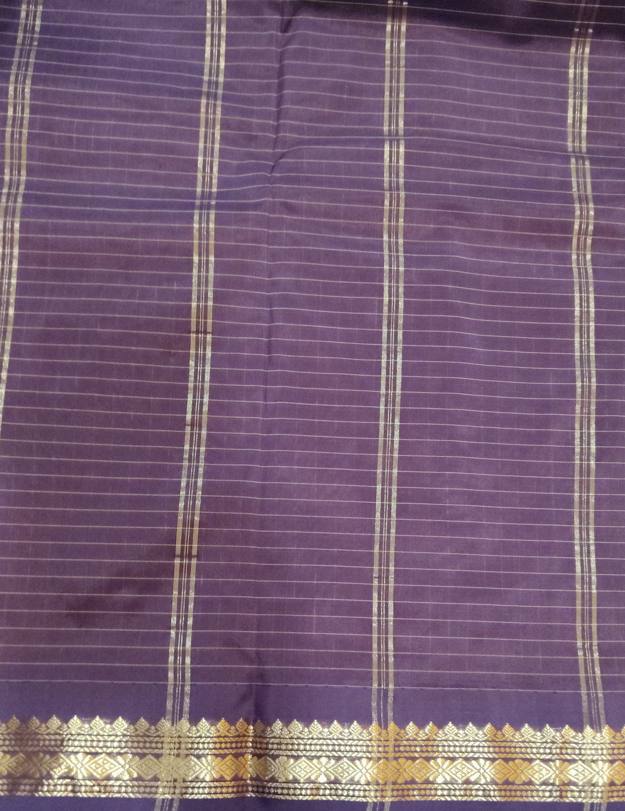 China silk checked 6yardz