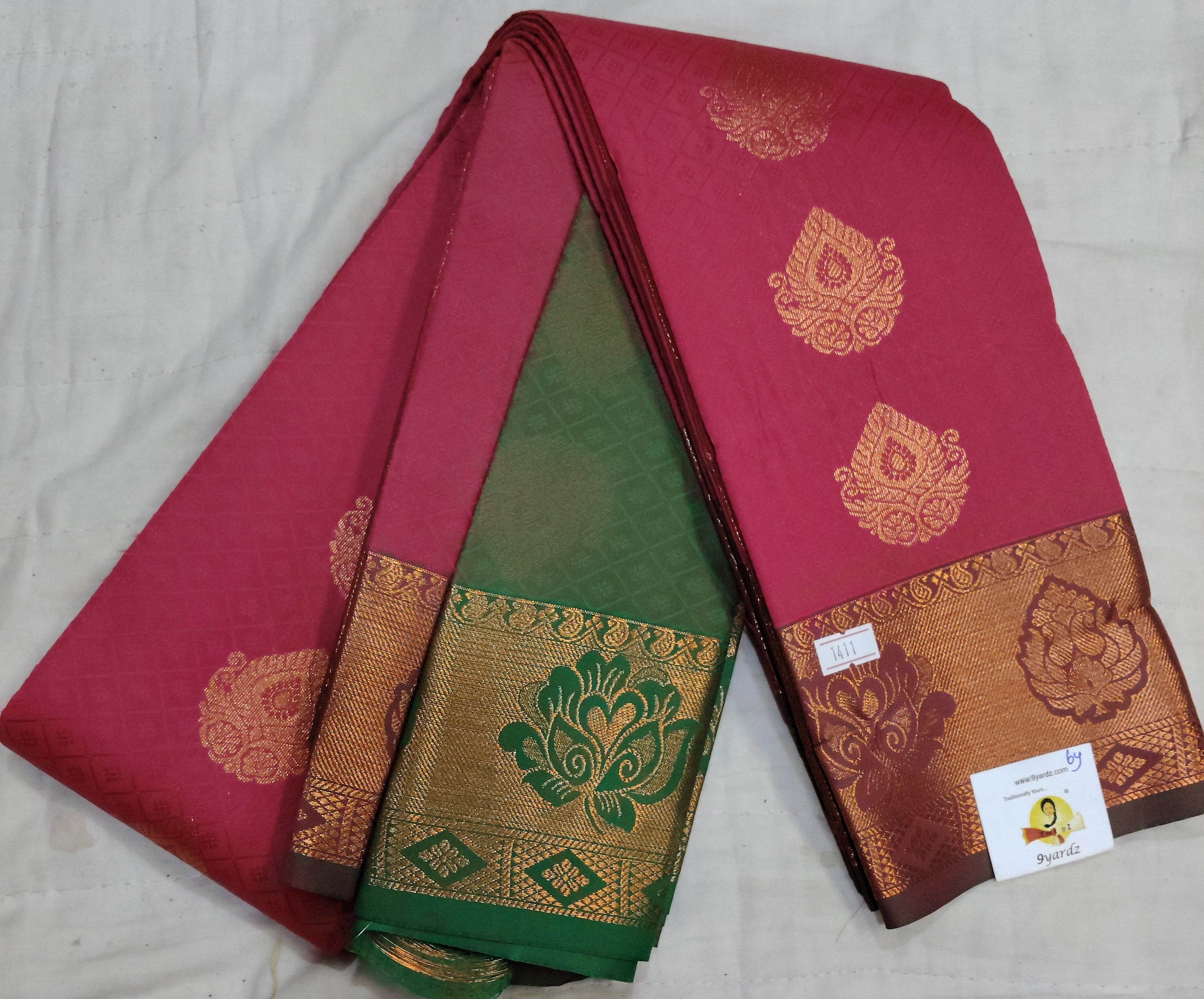 Art silk 6yardz sarees