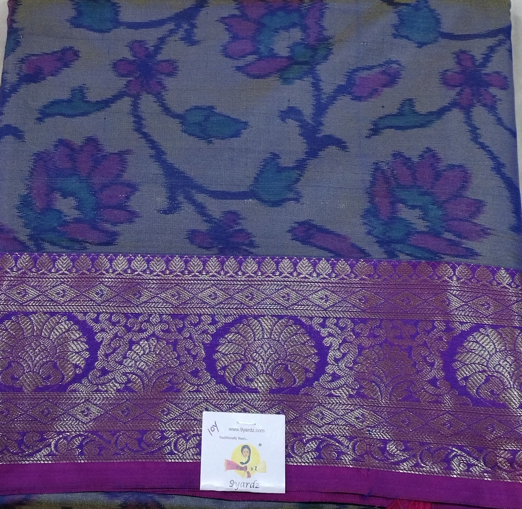 Ikkat semi silk madisar