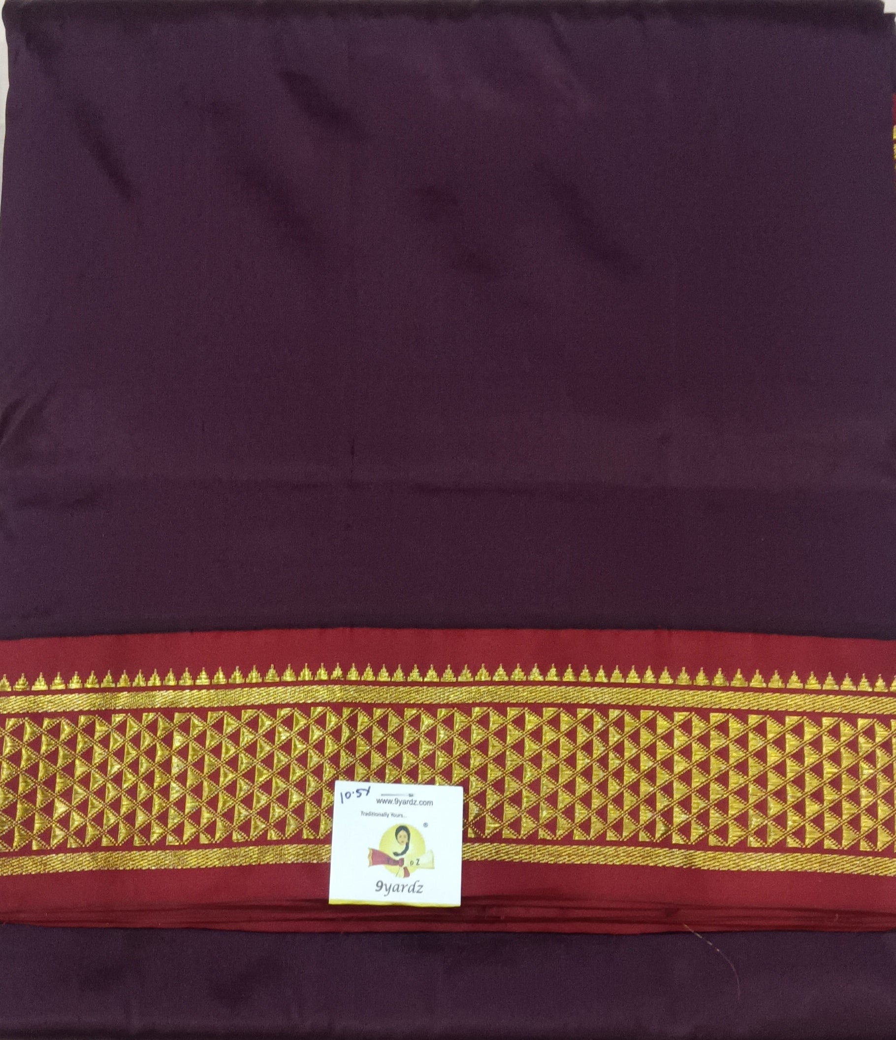 Pure silk madisar 10.5yards