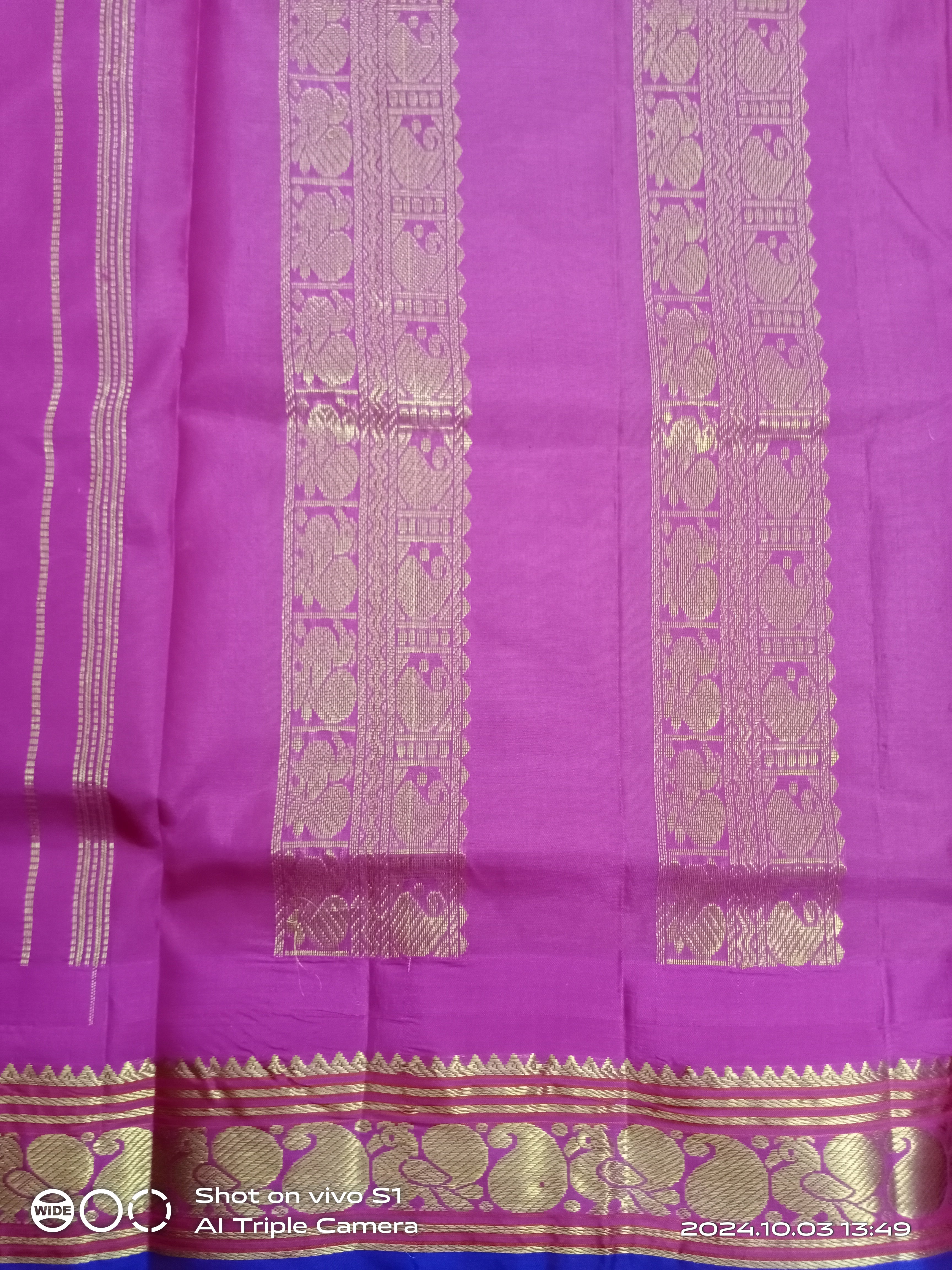 Pure silk 10.25yardz