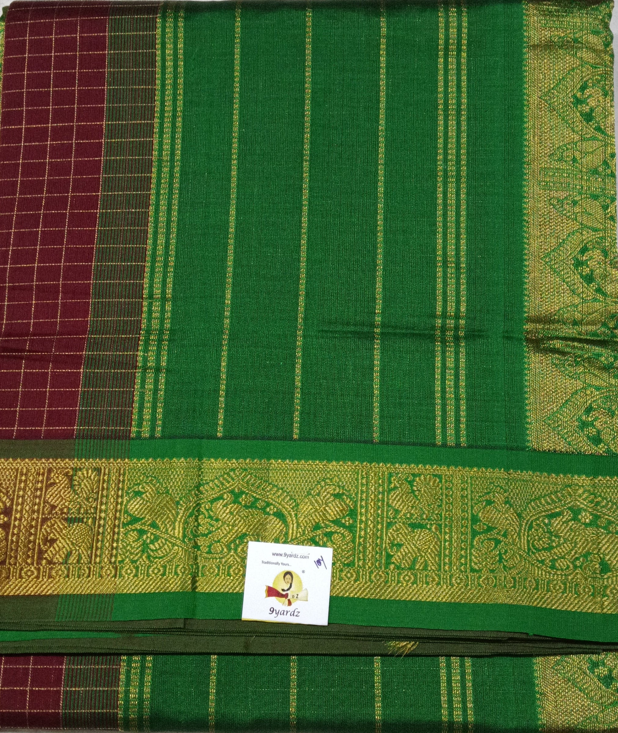 Semi Silk cotton Madisar 10yards