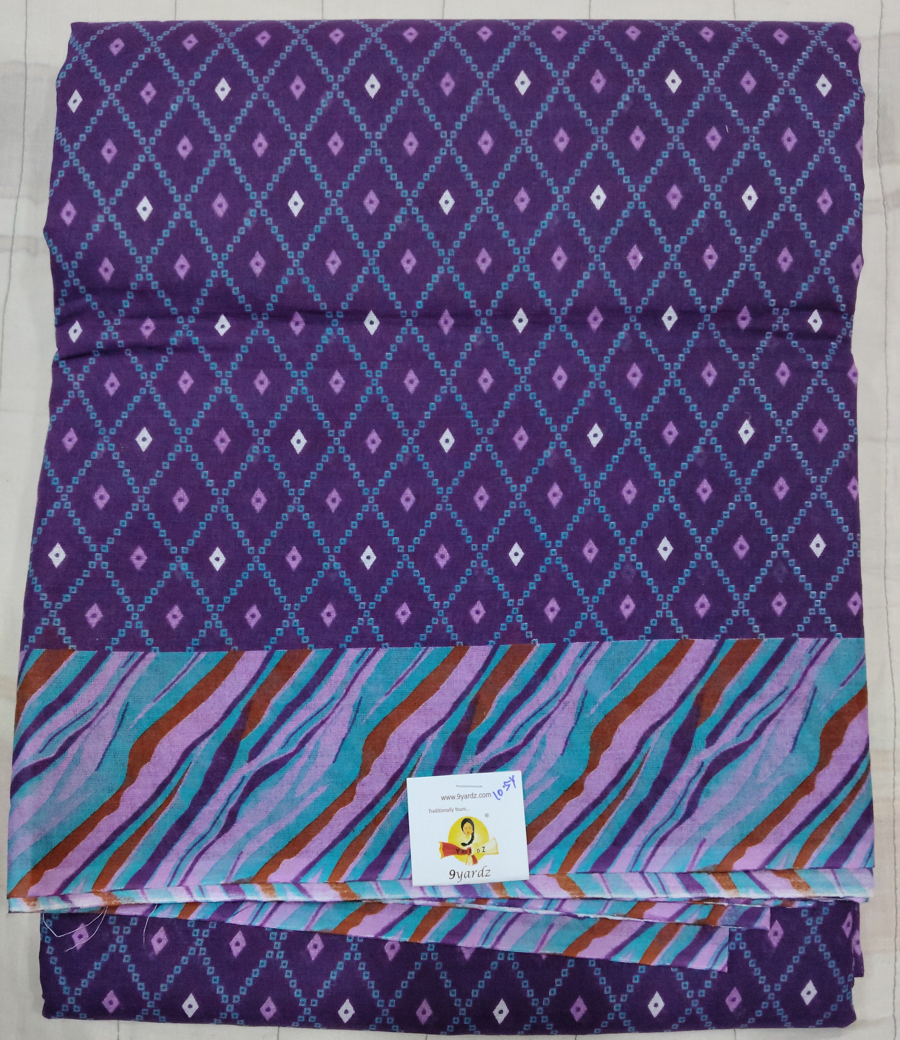 Erode cotton 10.5 yards Madisar